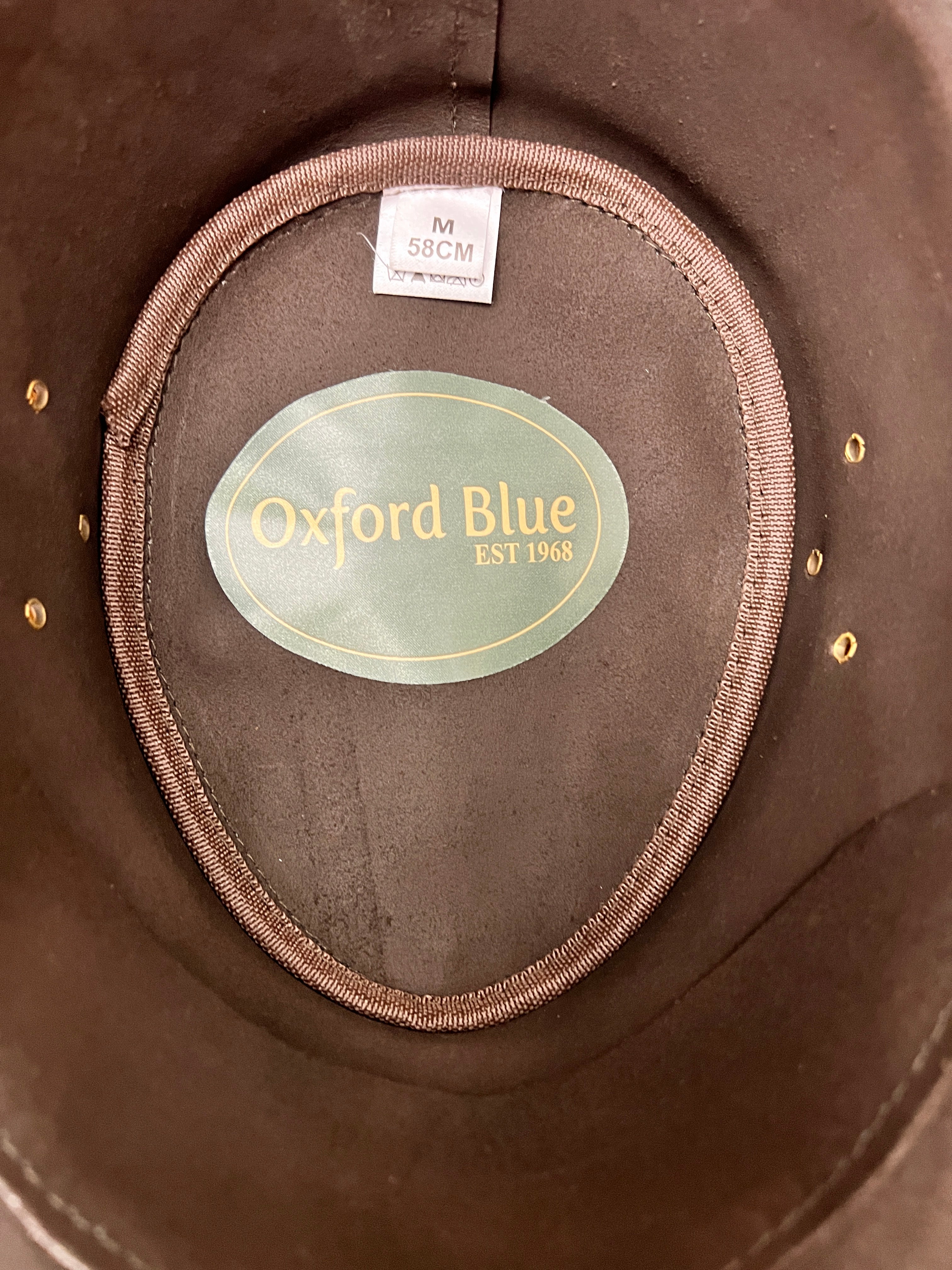 Cappello In Pelle Australia Oxford Blue - Cappelleria Bacca