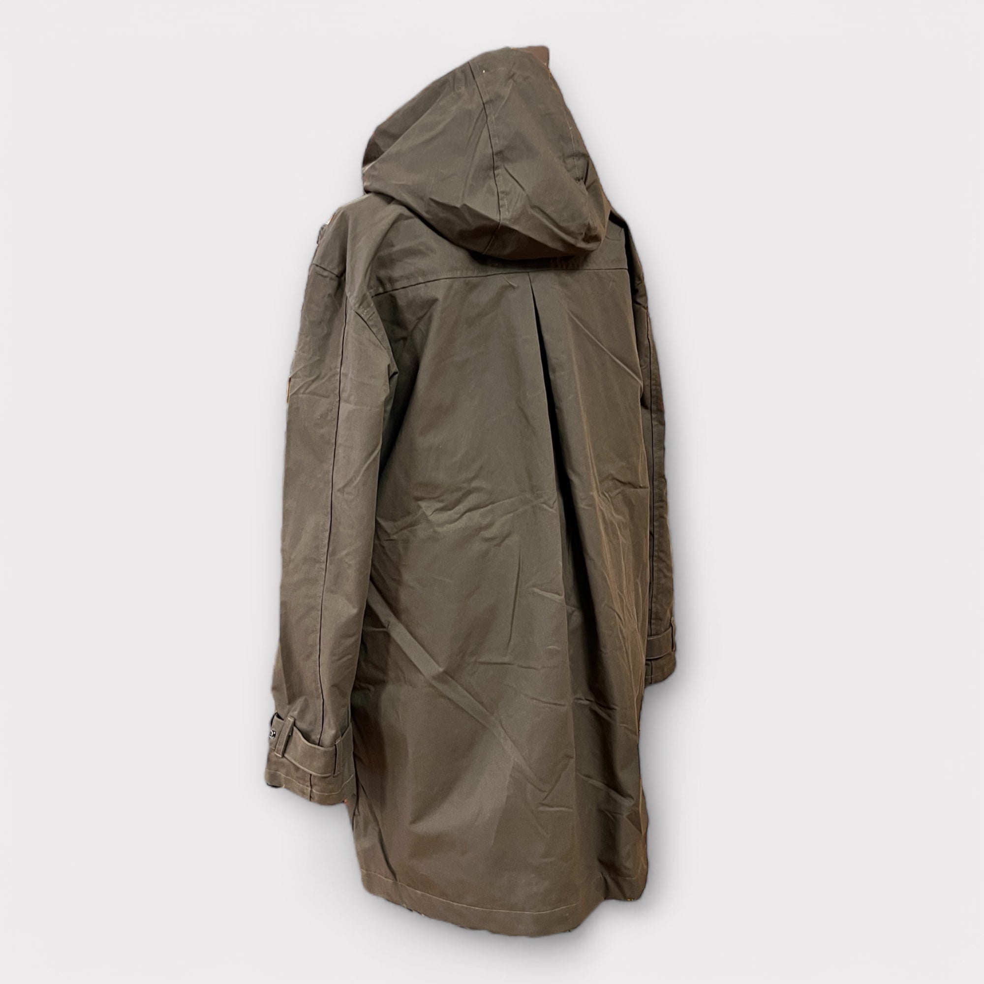 Giacca Parka In Cotone Cerato Brighton Oxford Blu - Cappelleria Bacca