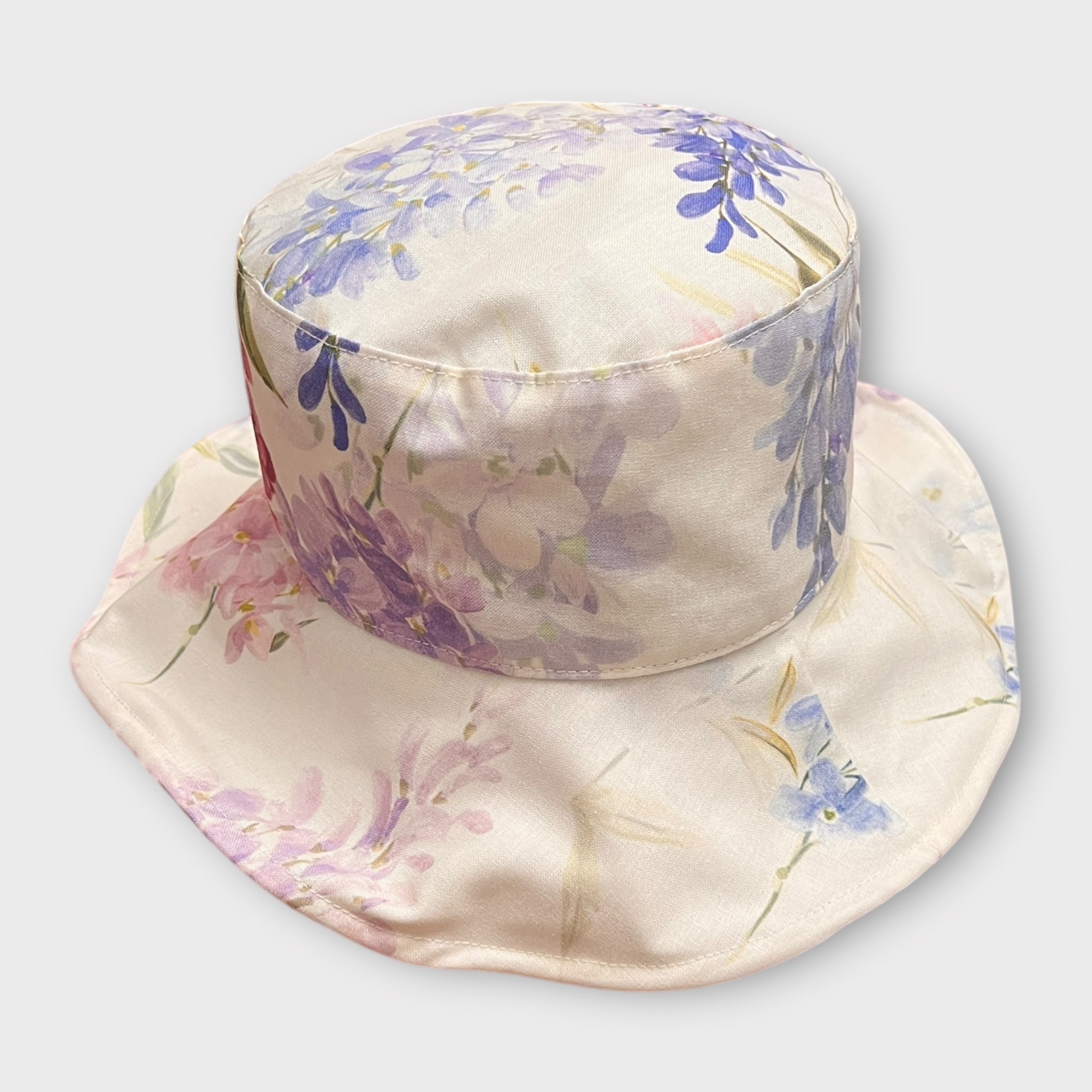Cappello Donna Fantasia Floreale Ala Media