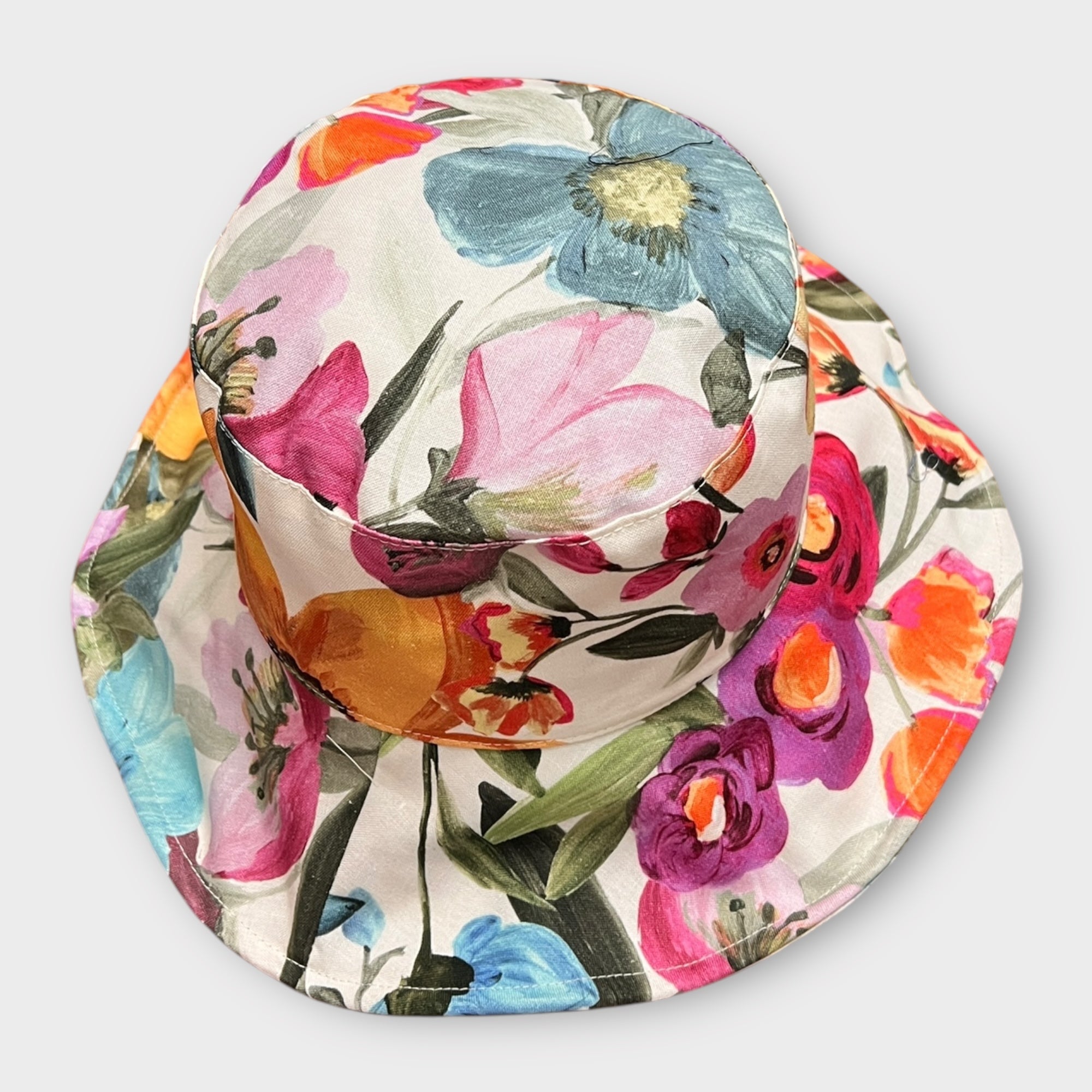 Cappello Donna Fantasia Floreale Ala Media