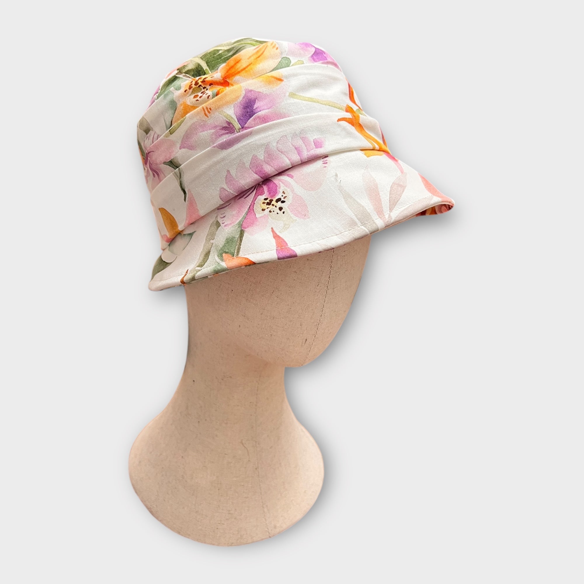 Cappello Donna Fantasia Floreale Ala Piccola - Cappelleria Bacca