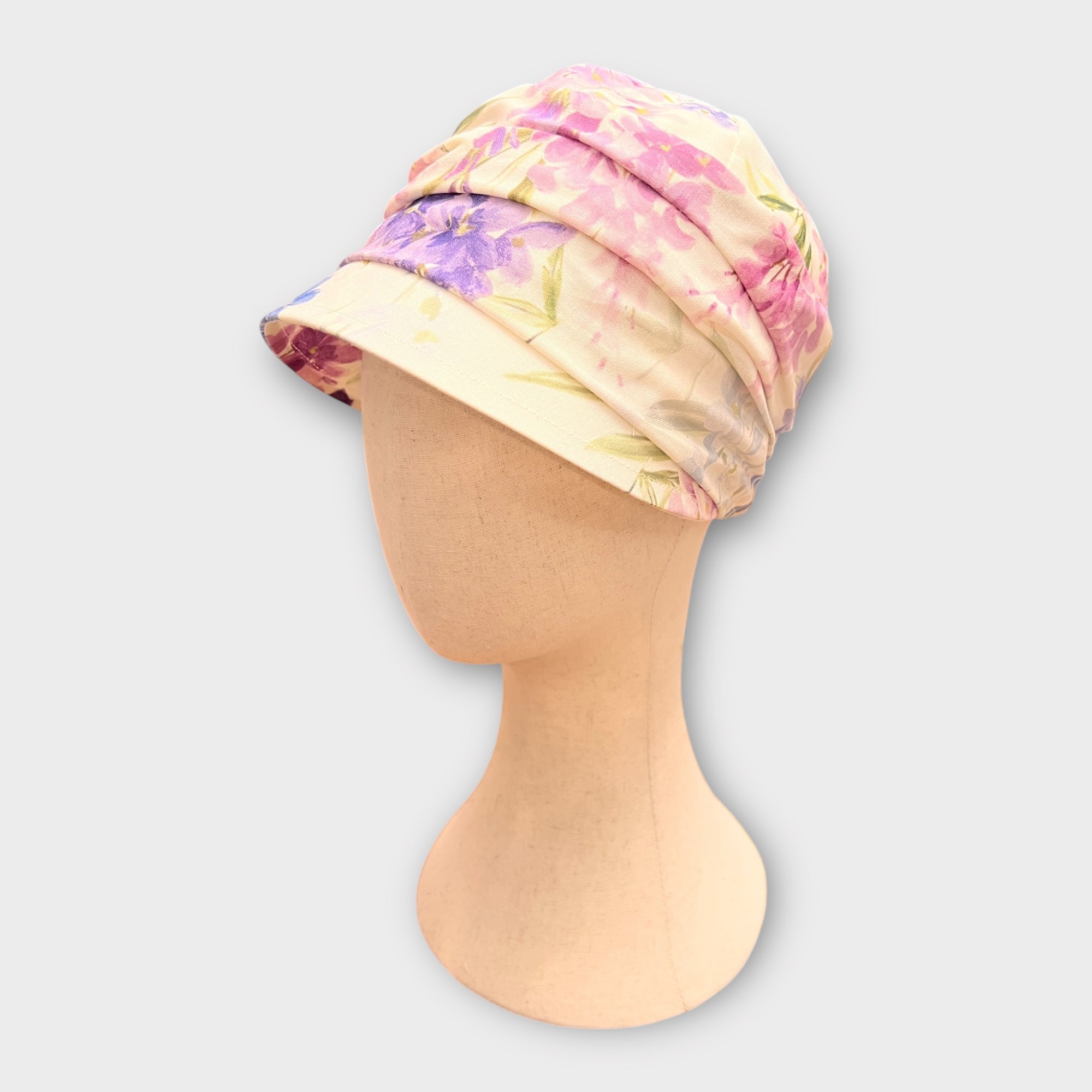 Cappello Donna Fantasia Floreale Con Visiera