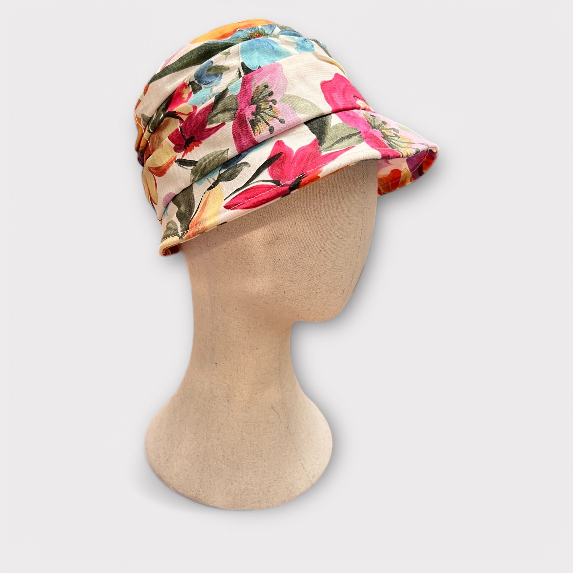 Cappello Donna Fantasia Floreale Ala Piccola - Cappelleria Bacca