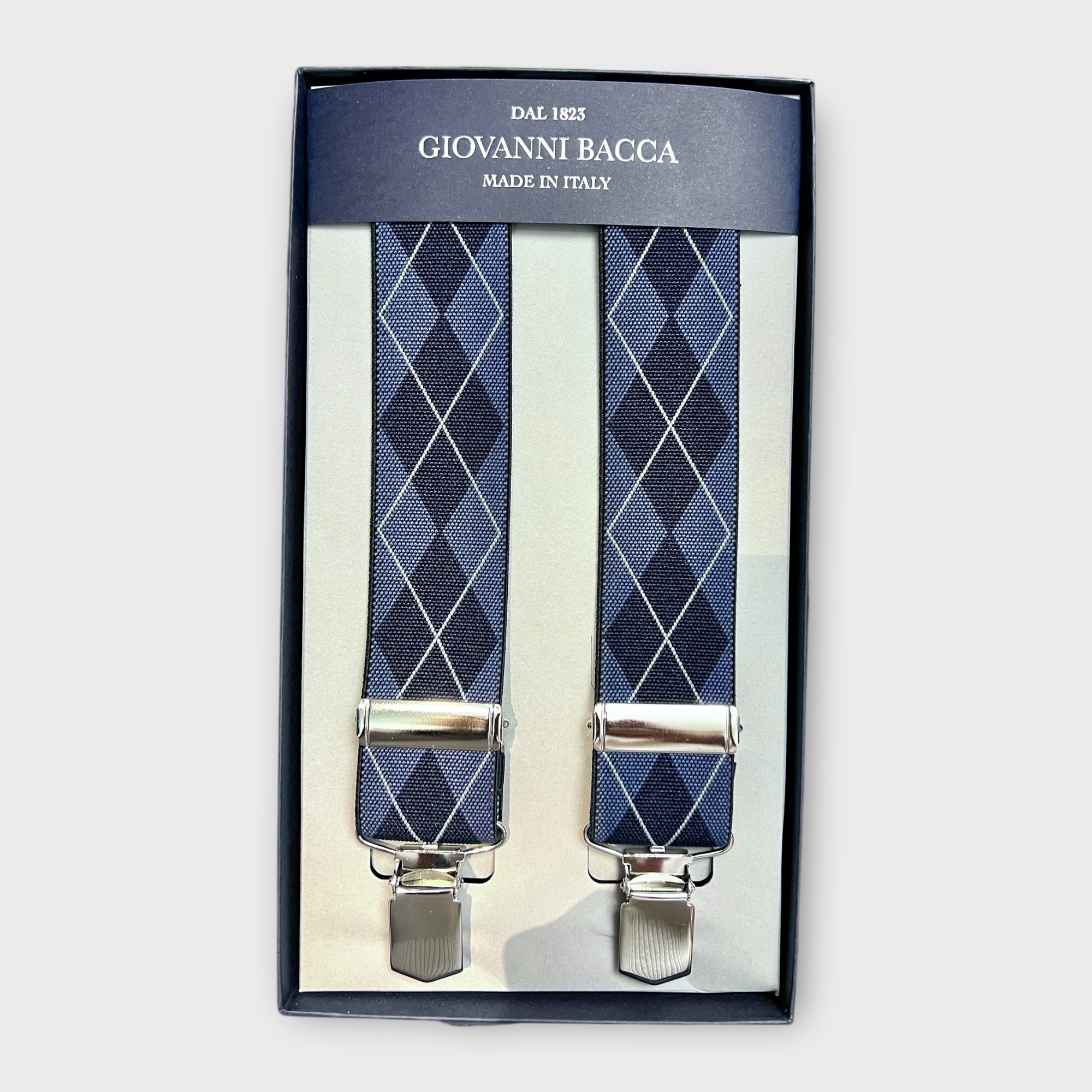 Bretelle Larghe Elastiche Rombi - Cappelleria Bacca