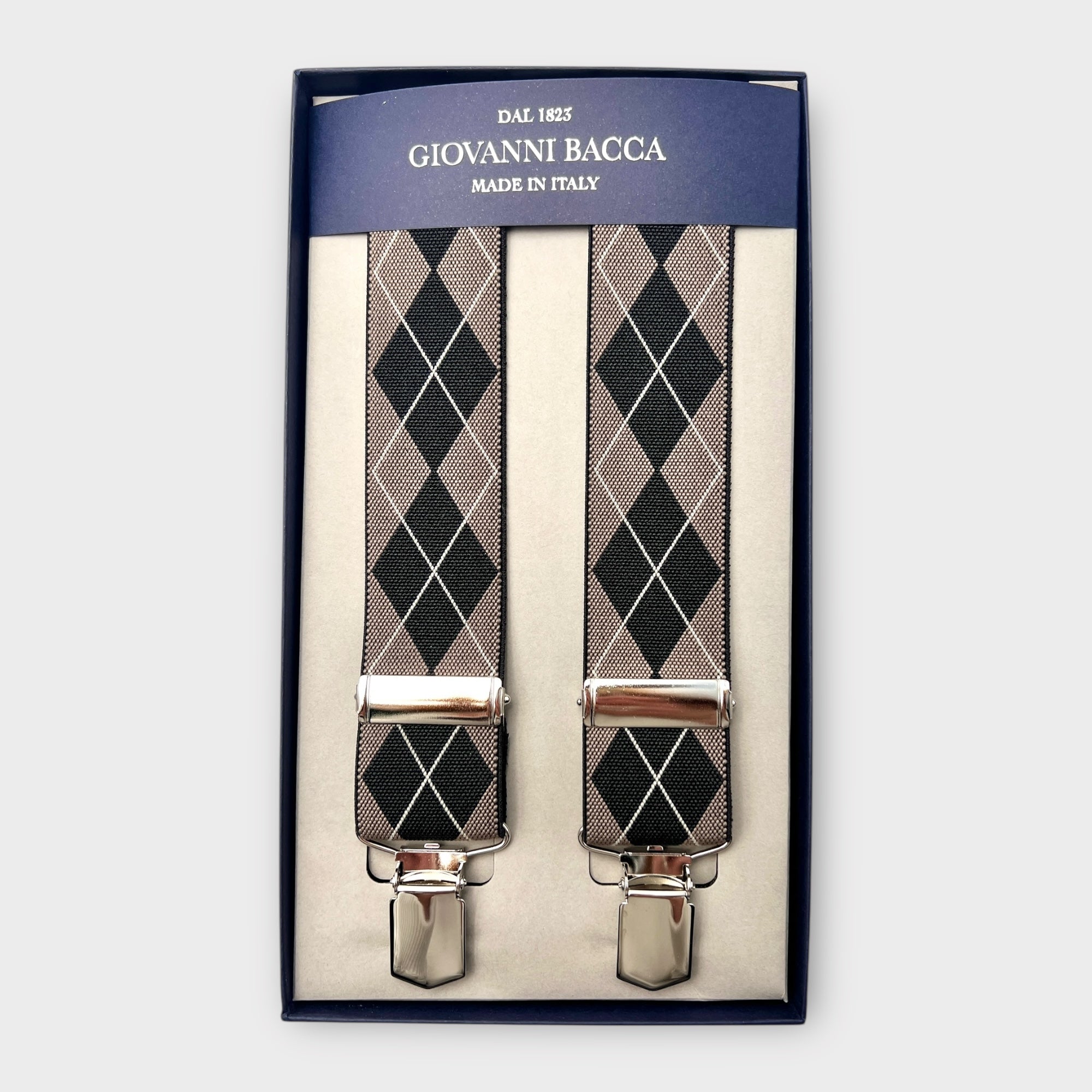 Bretelle Larghe Elastiche Rombi - Cappelleria Bacca