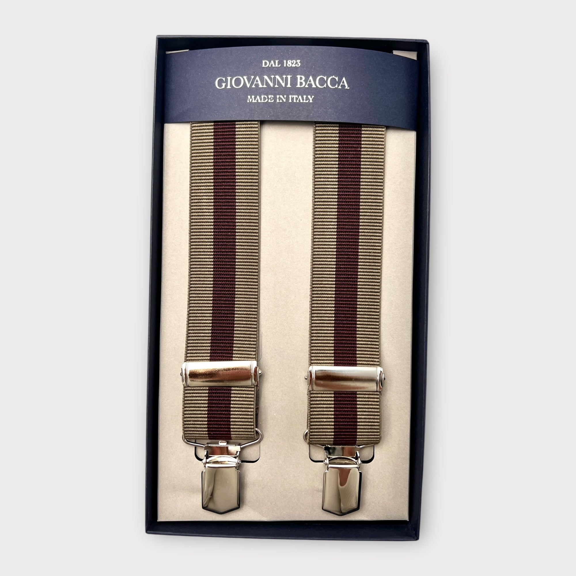 Bretelle Larghe Elastiche Regimental - Cappelleria Bacca