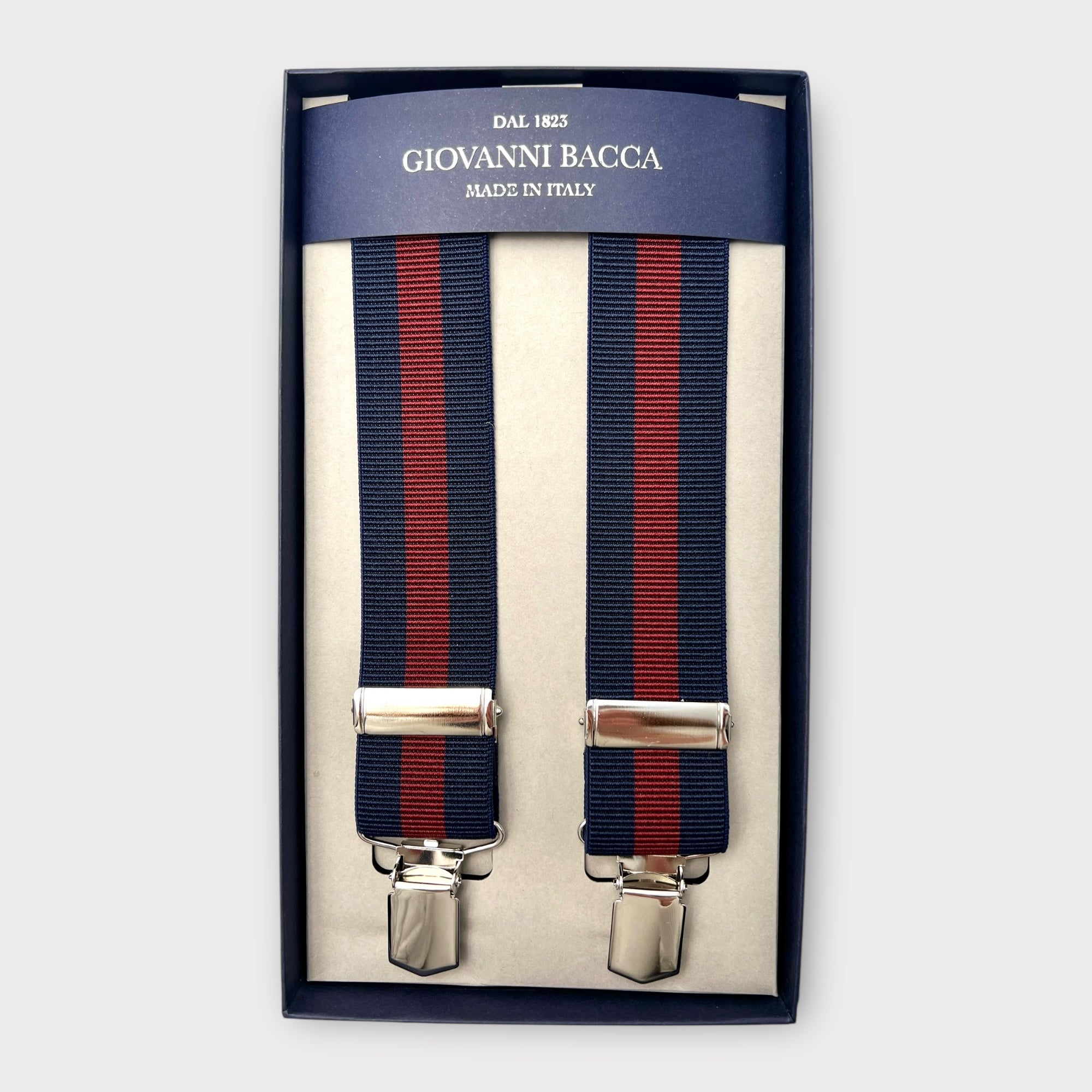 Bretelle Larghe Elastiche Regimental - Cappelleria Bacca
