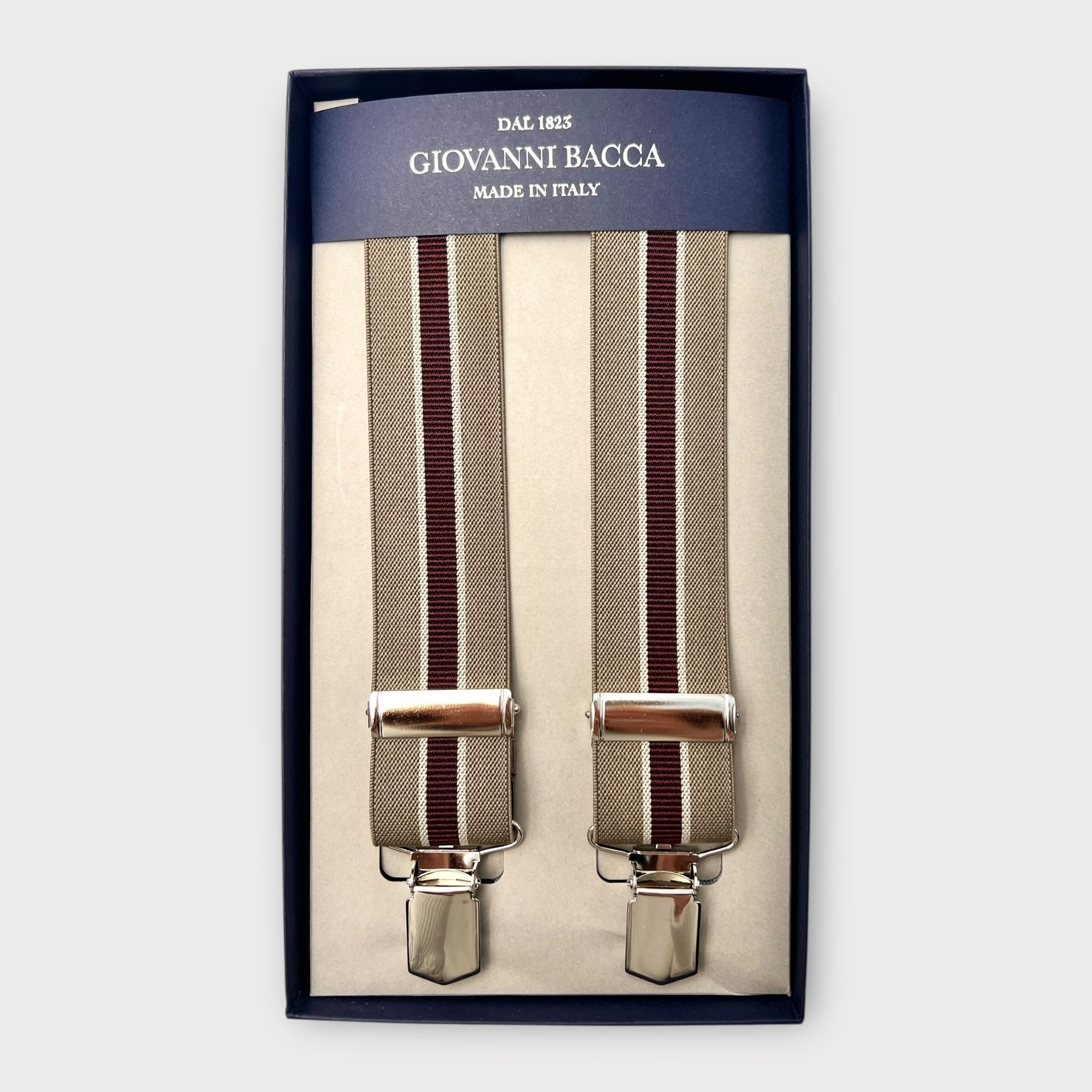 Bretelle Larghe Elastiche Regimental - Cappelleria Bacca