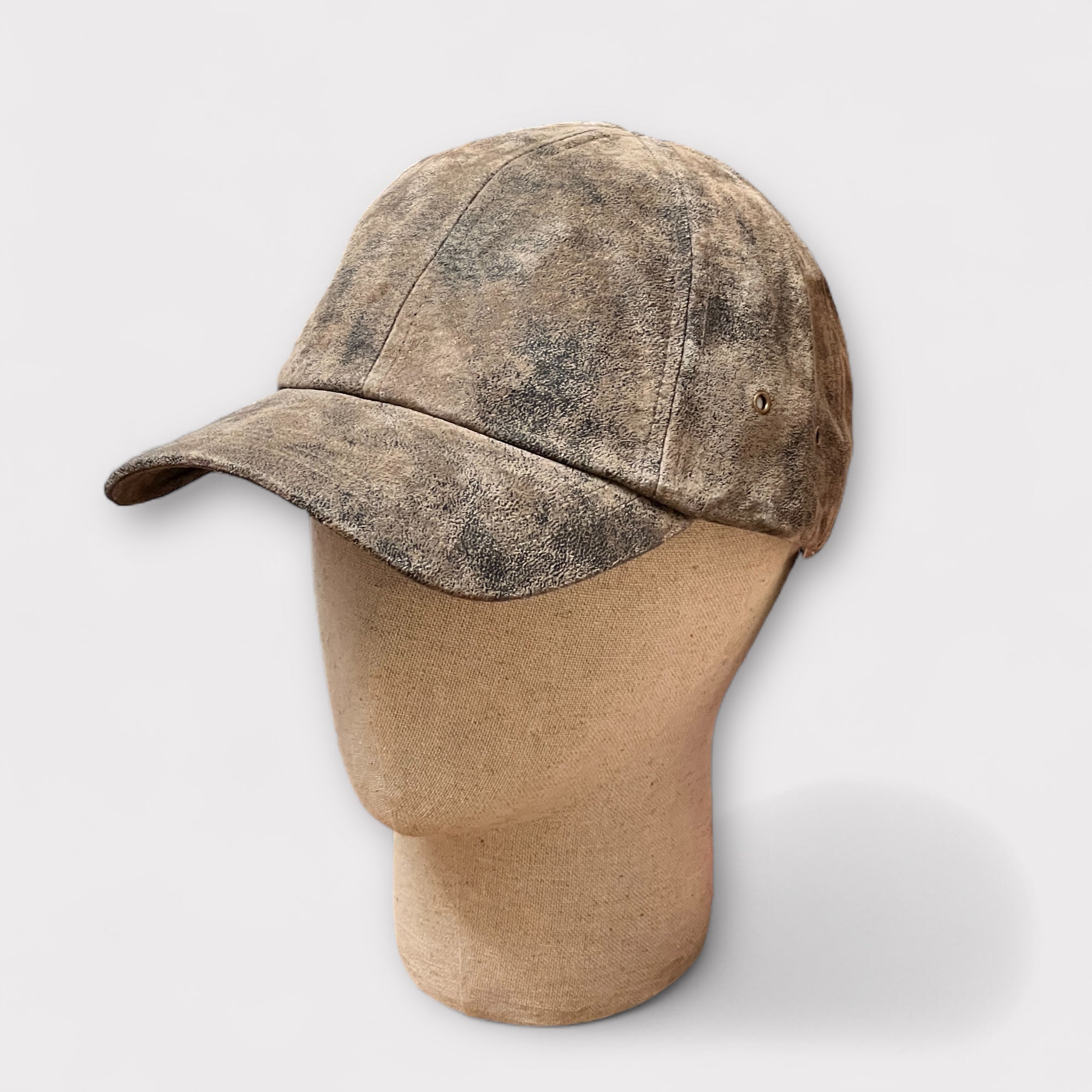 Cappello Baseball In Pelle Invecchiata - Cappelleria Bacca