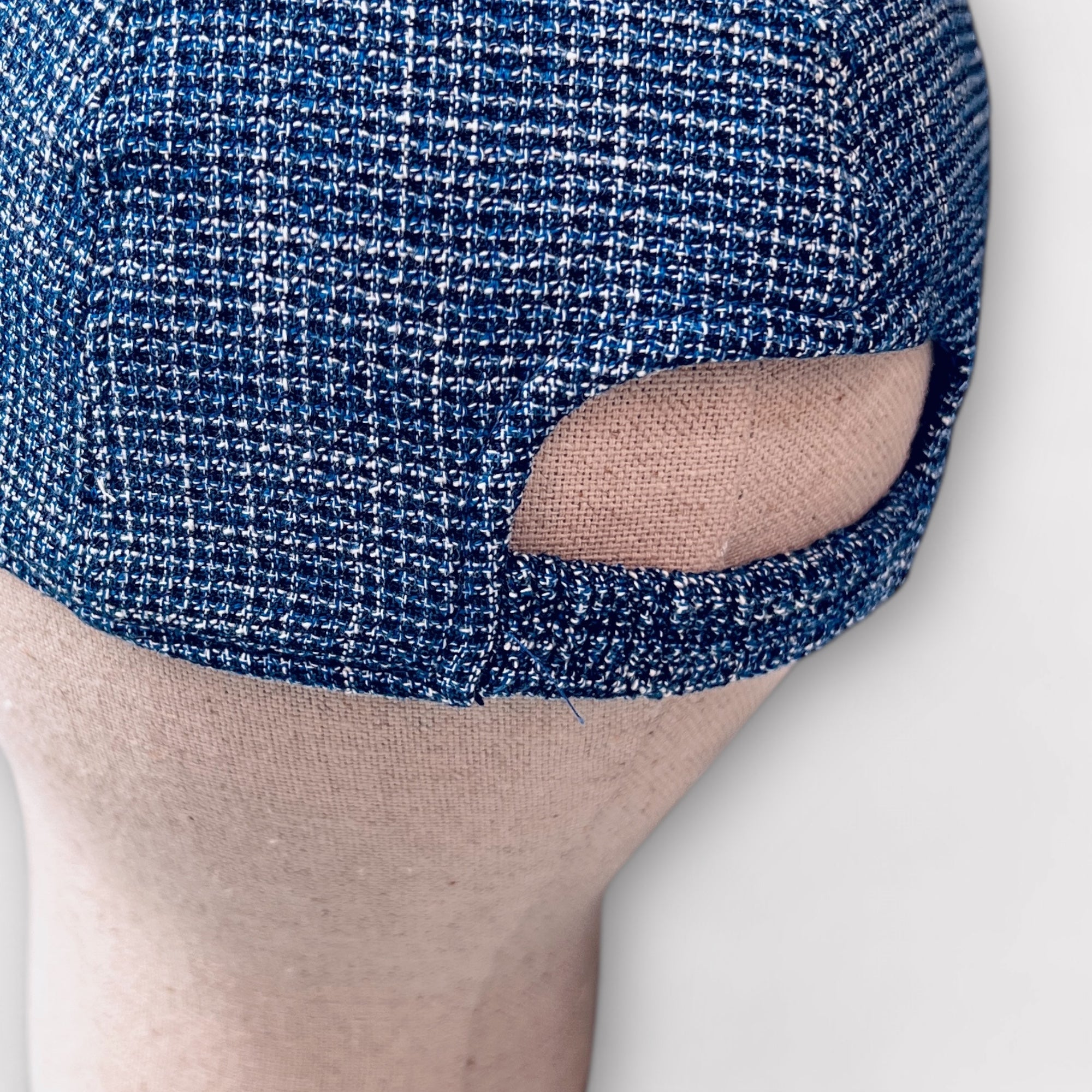 Baseball Estivo Blu In Puro Lino - Cappelleria Bacca