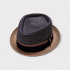 Cappello Estivo Pork Pie Diamante Bicolor