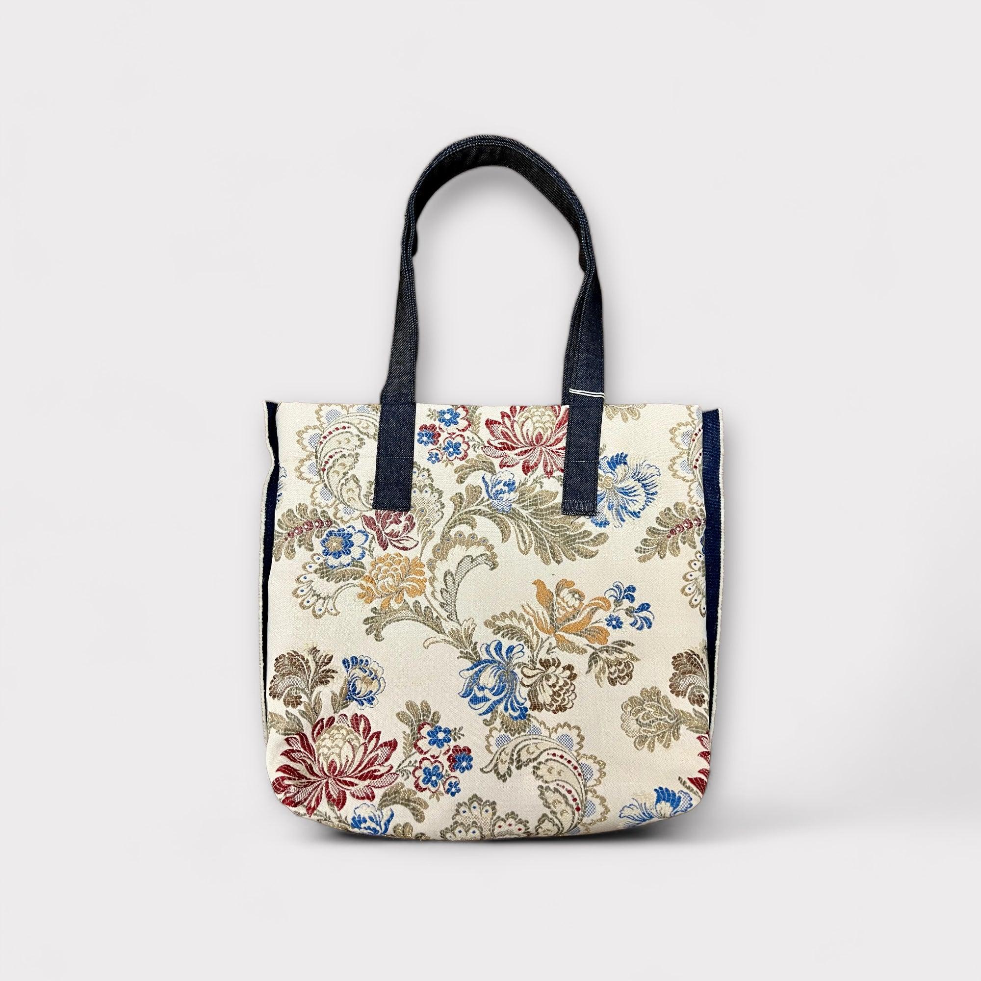 Borsa Shopping Tote bag In Tessuto Jeans - Cappelleria Bacca