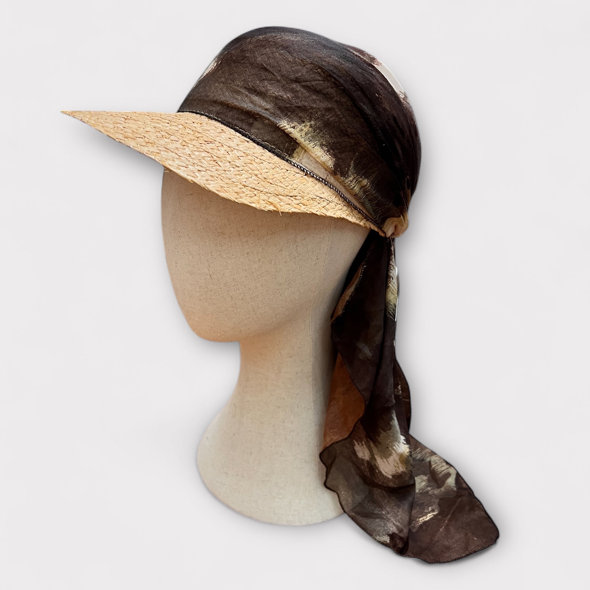 Baseball Estivo Donna In Paglia e Foulard