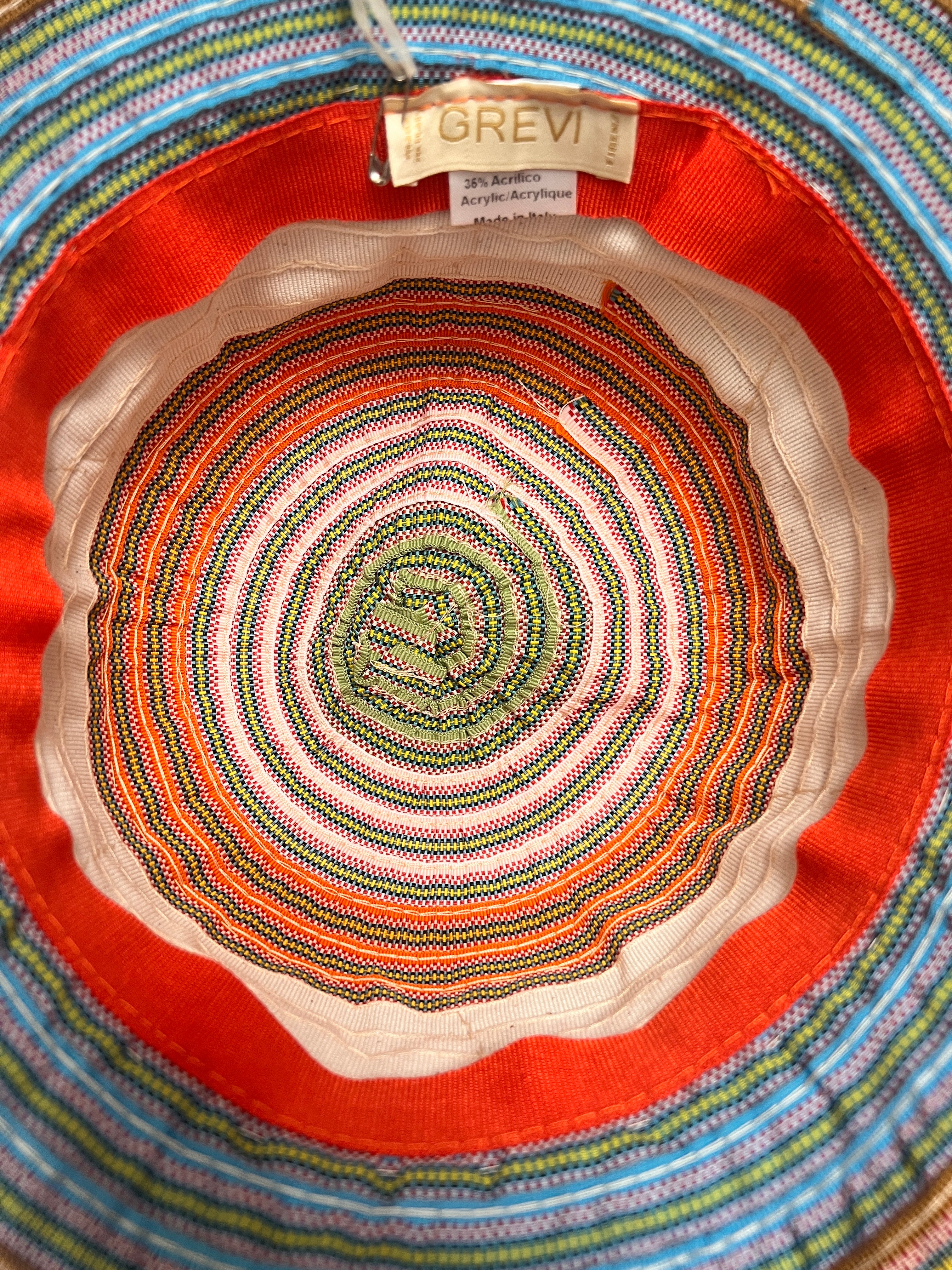 Cappello Estivo In Tessuto Liberty Patchwork Grevi - Cappelleria Bacca
