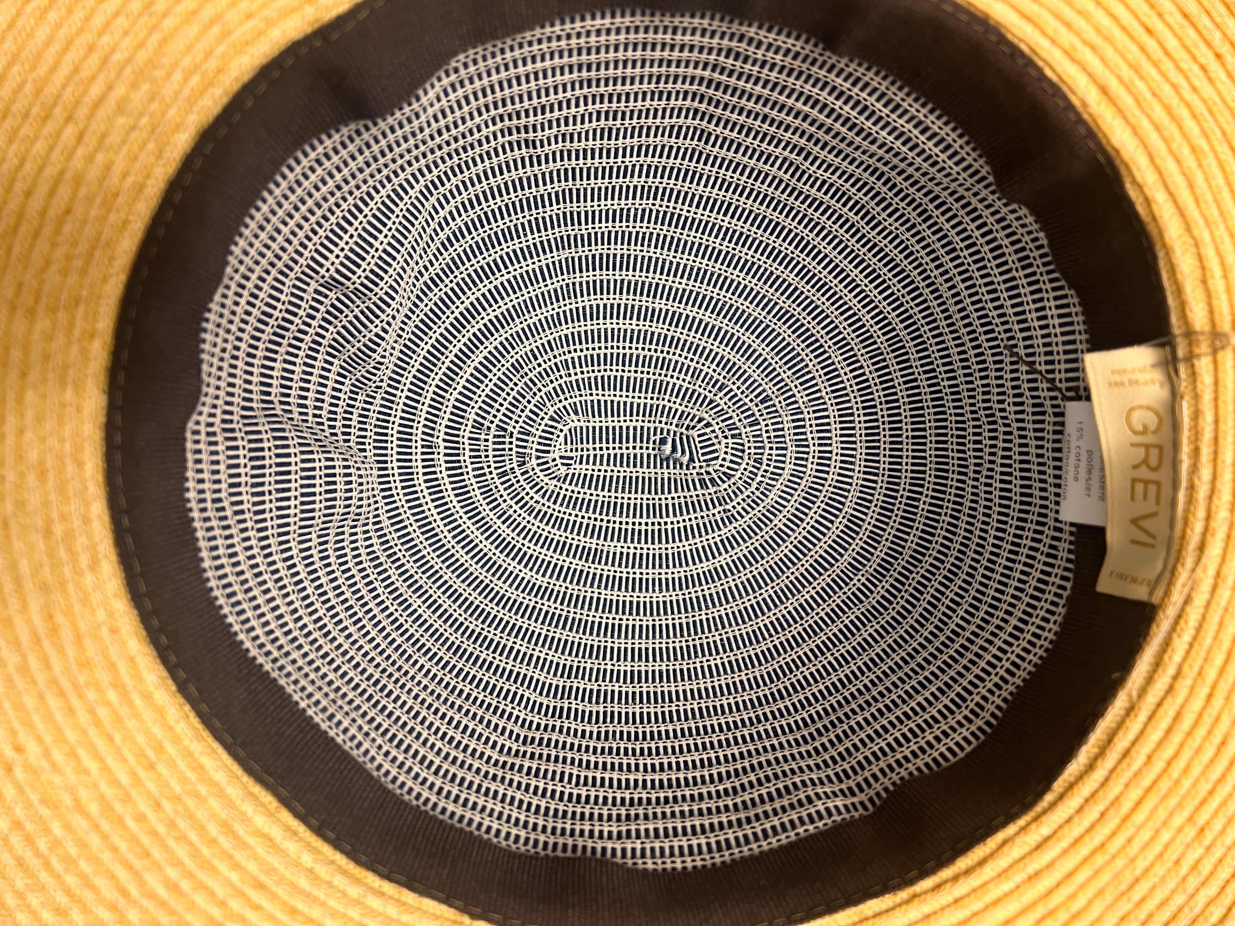 Cappello Trilby Estivo In Tessuto E paglia Grevi