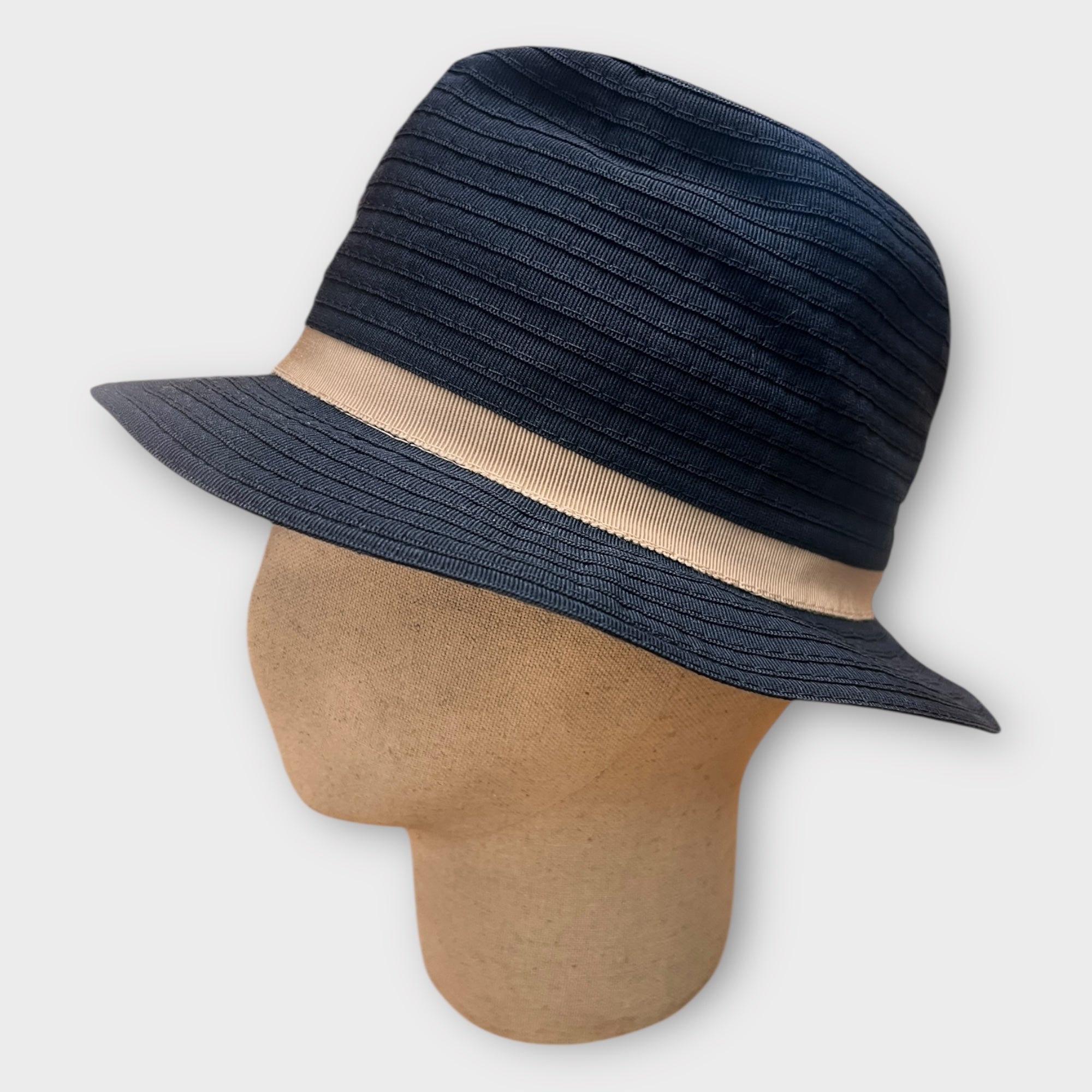 Cappello Trilby Estivo In Tessuto Grevi - Cappelleria Bacca