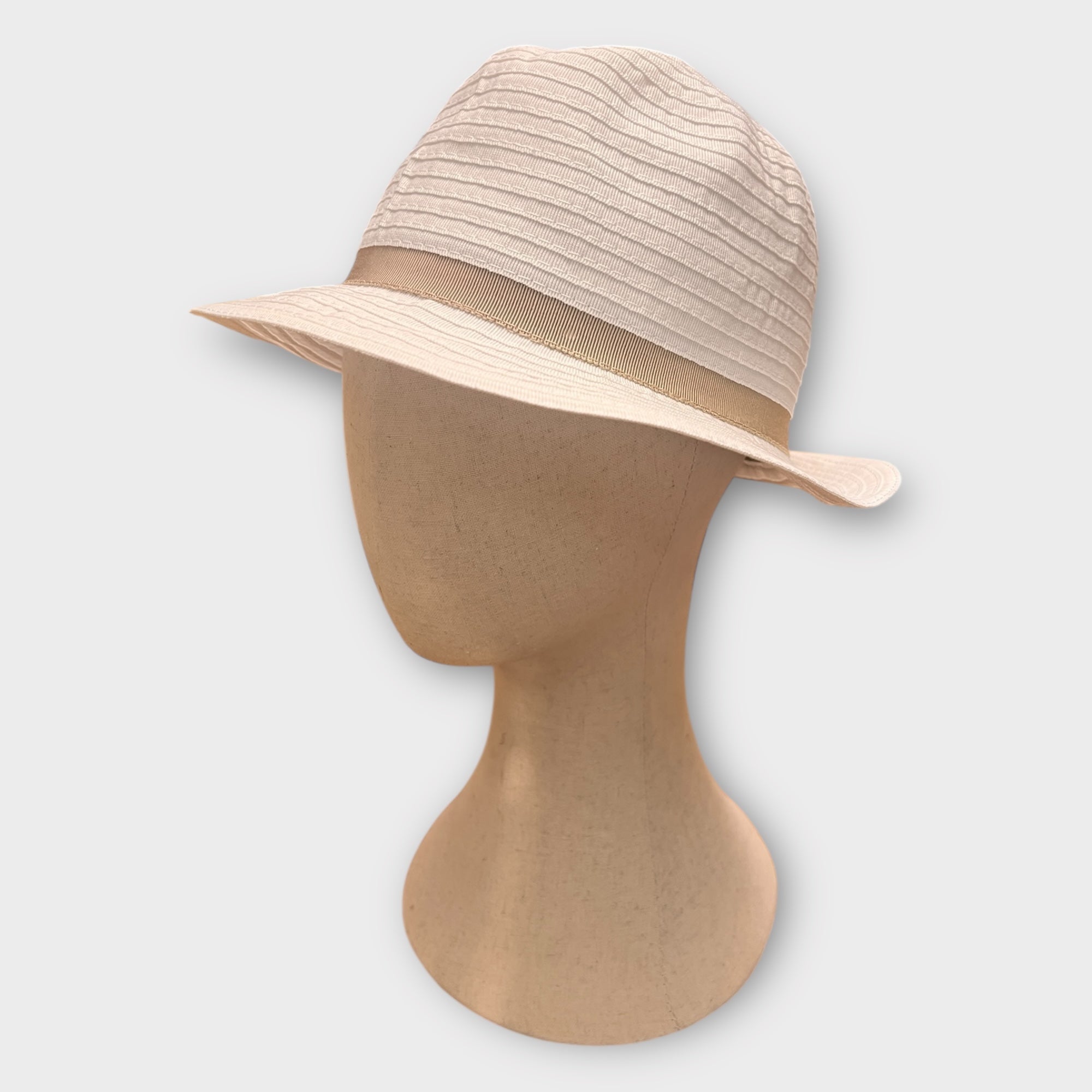 Cappello Trilby Estivo In Tessuto Grevi - Cappelleria Bacca
