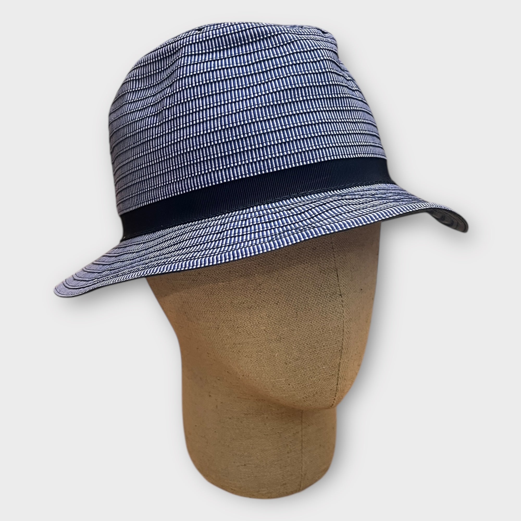 Cappello Trilby Estivo In Tessuto Grevi - Cappelleria Bacca