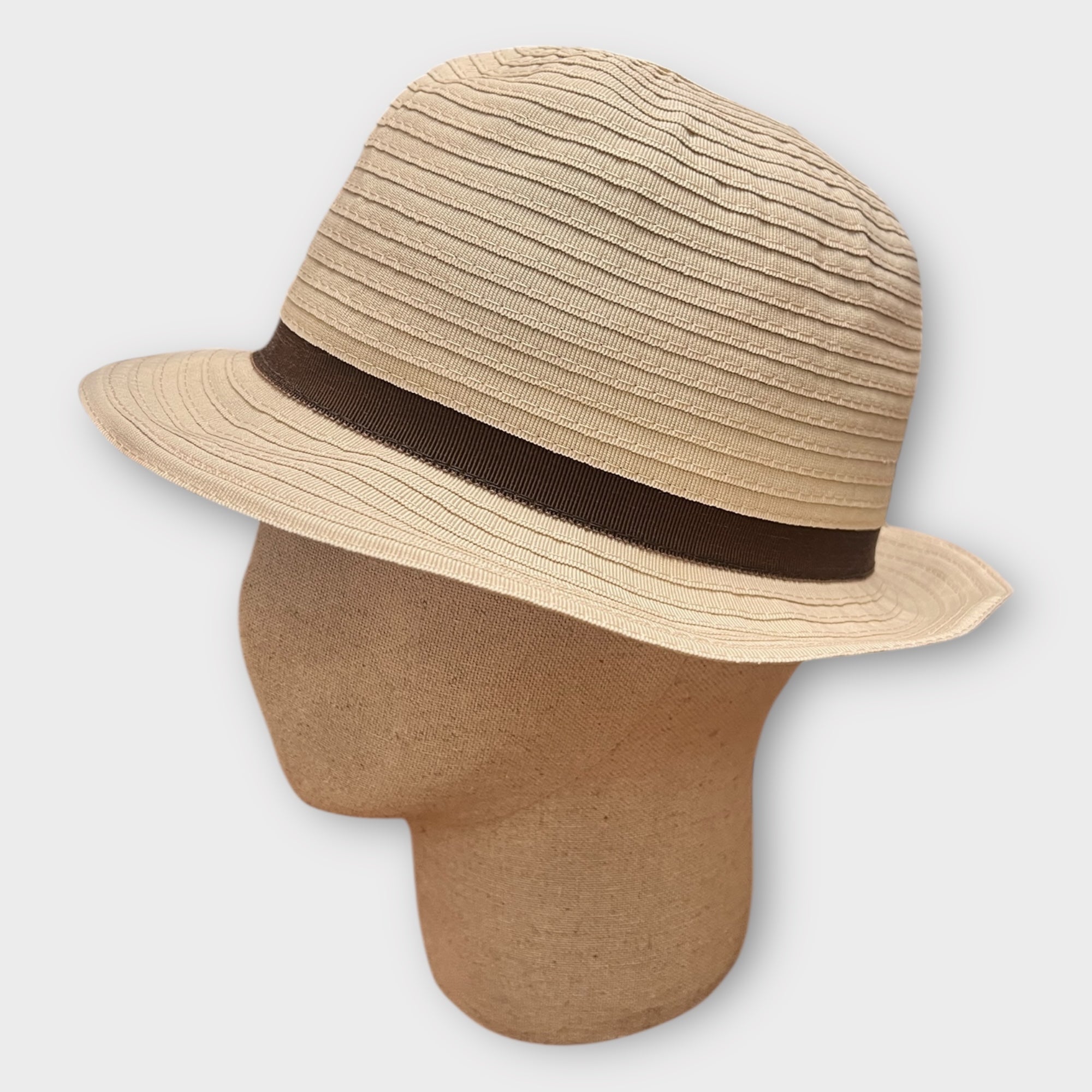 Cappello Trilby Estivo In Tessuto Grevi - Cappelleria Bacca