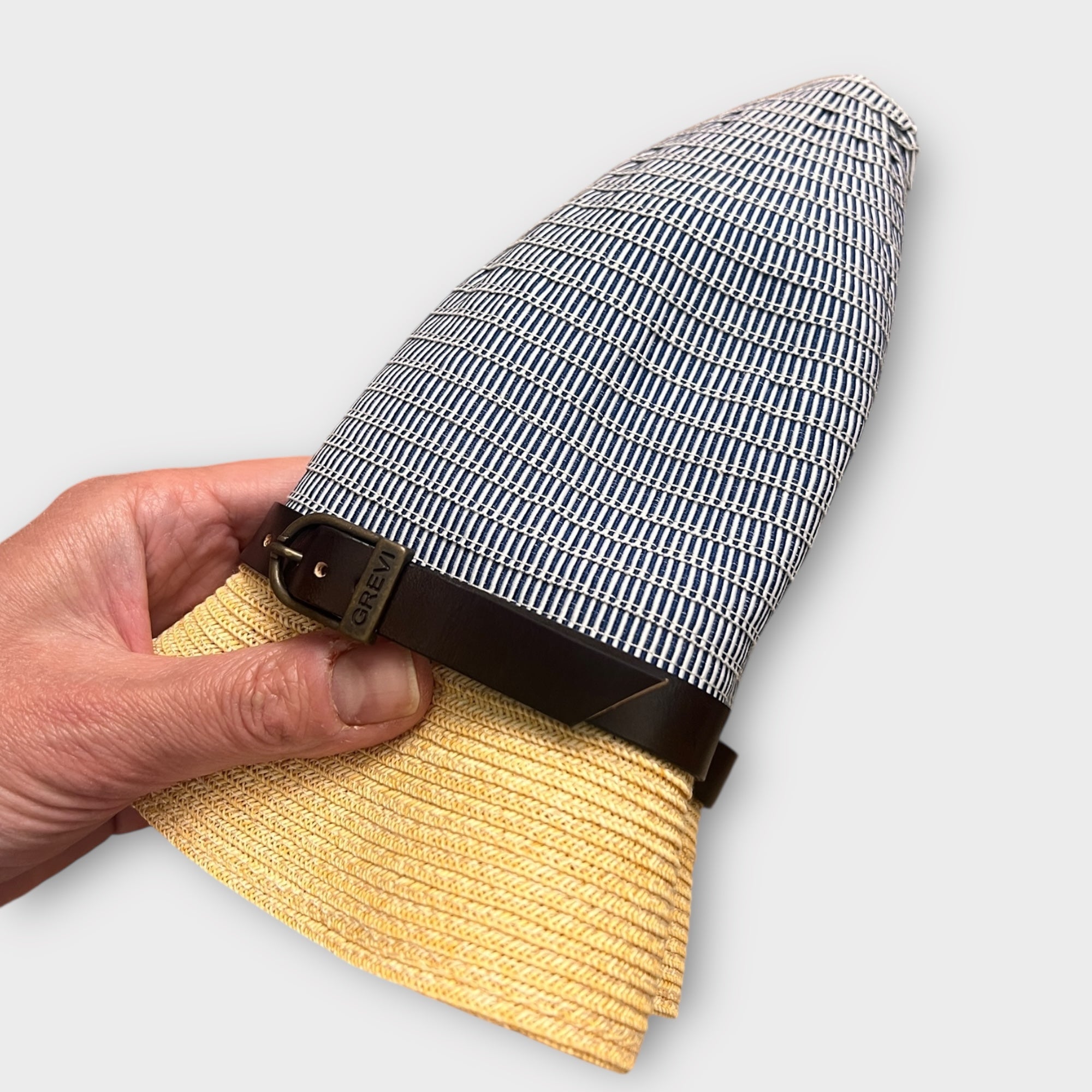 Cappello Trilby Estivo In Tessuto E paglia Grevi