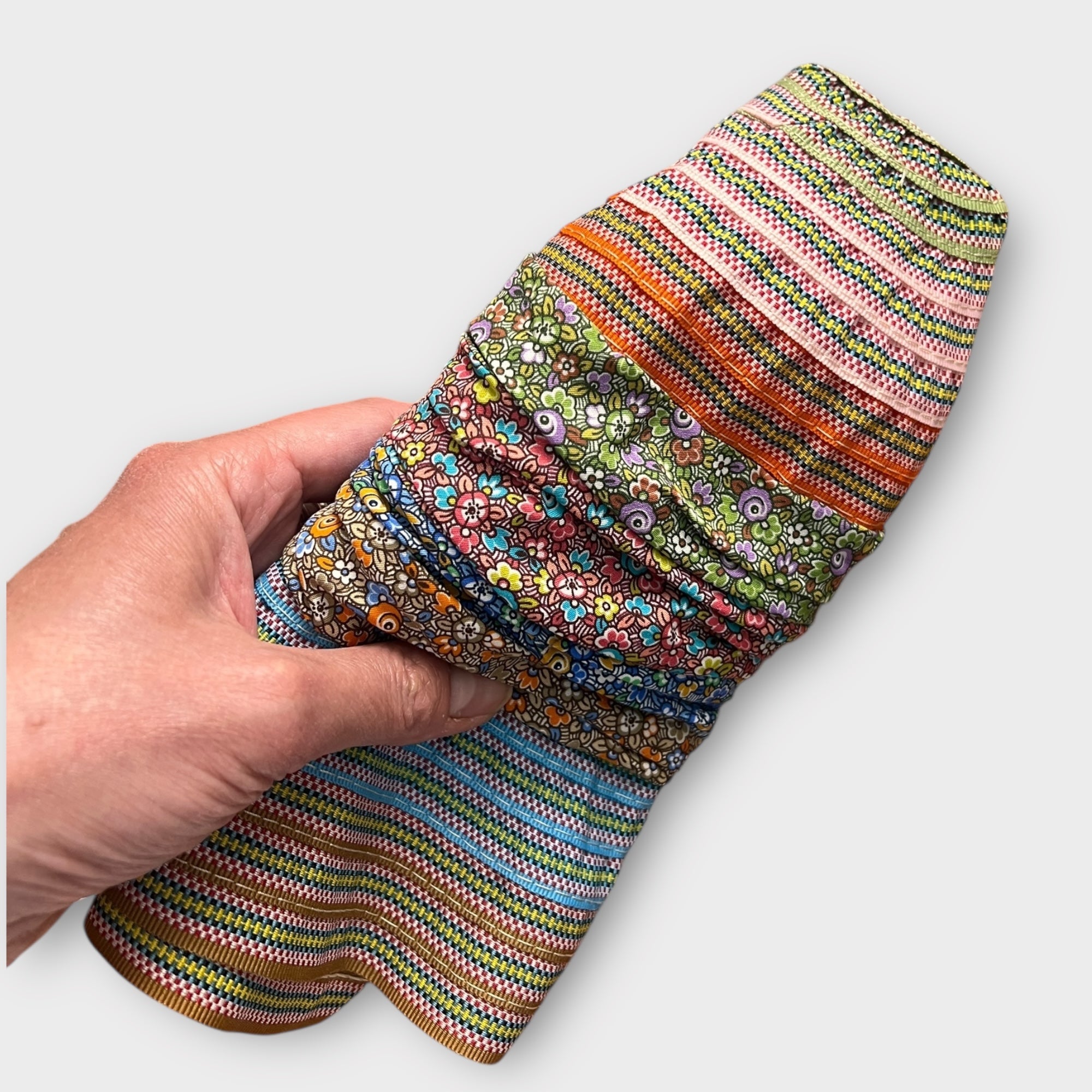 Cappello Estivo In Tessuto Liberty Patchwork Grevi - Cappelleria Bacca