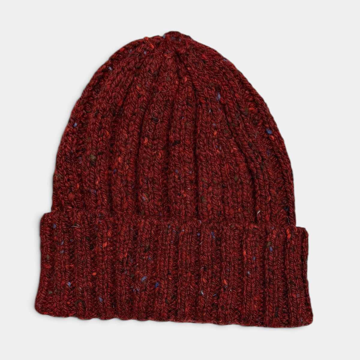 Berretto Beanie In Lana A Coste Fisherman Out Of Ireland