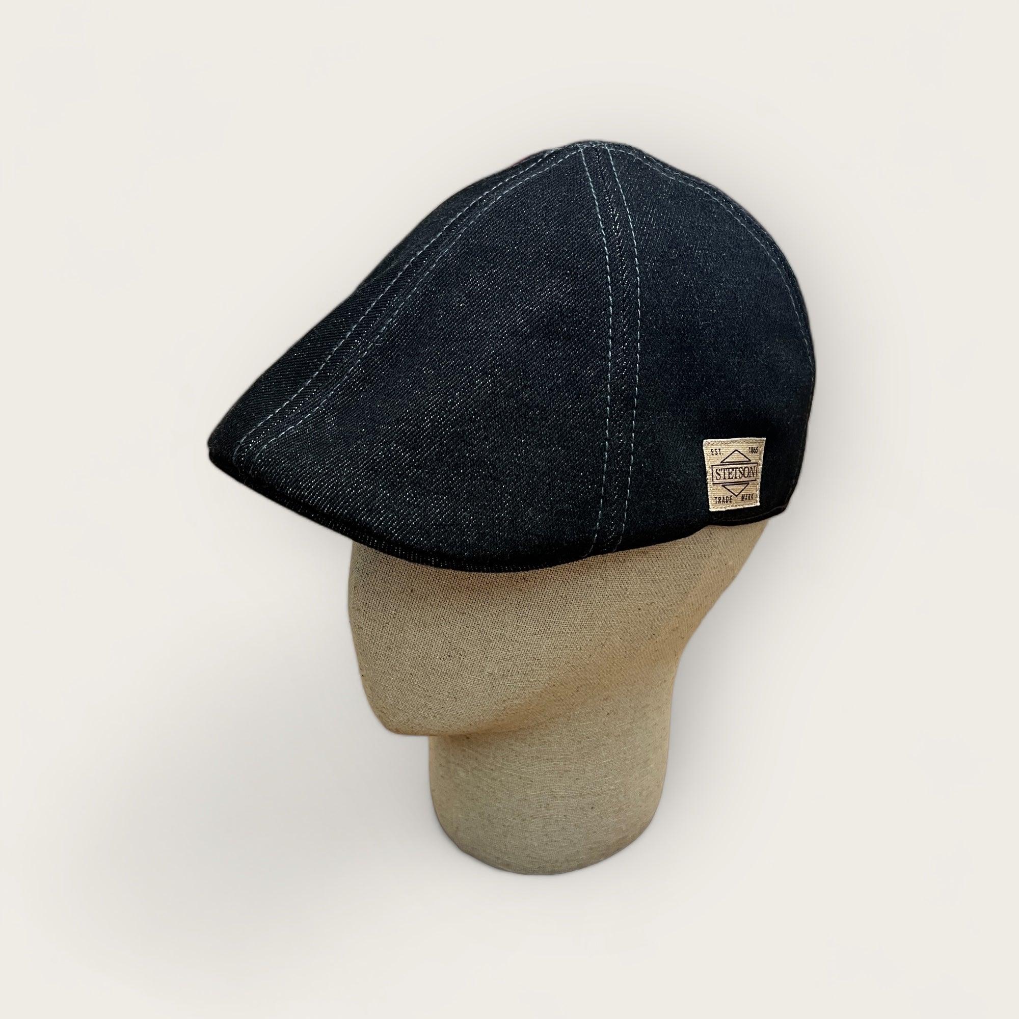Coppola Estiva Stetson Jeans Nero Becco D'oca - Cappelleria Bacca