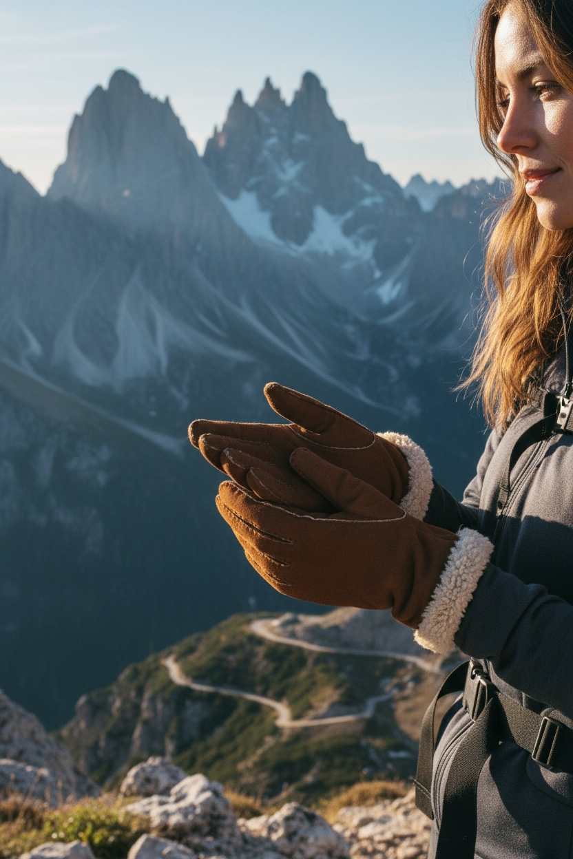Guanti Donna In Pregiato Shearling Nichols