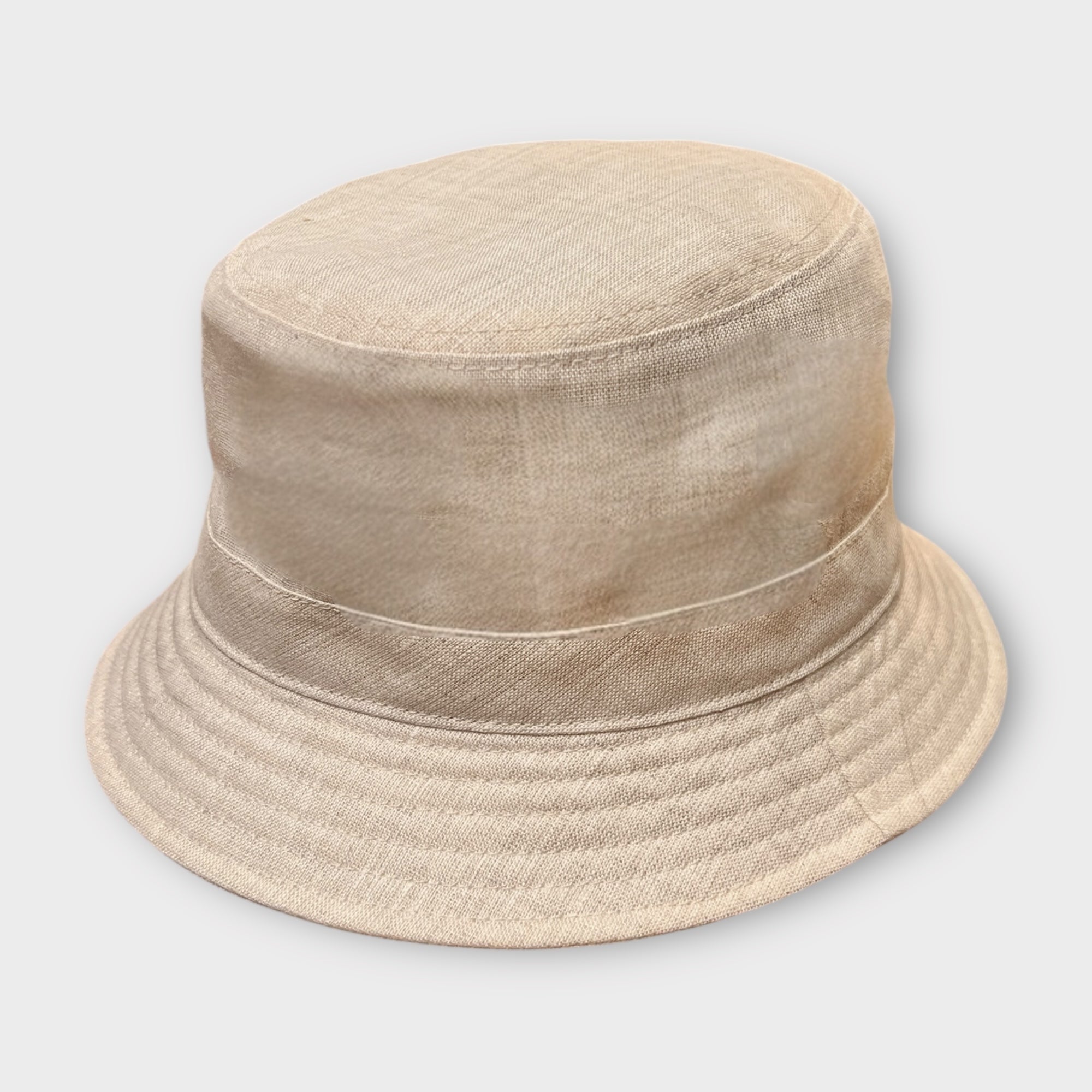 Cappello Pescatore Bucket In Lino - Cappelleria Bacca