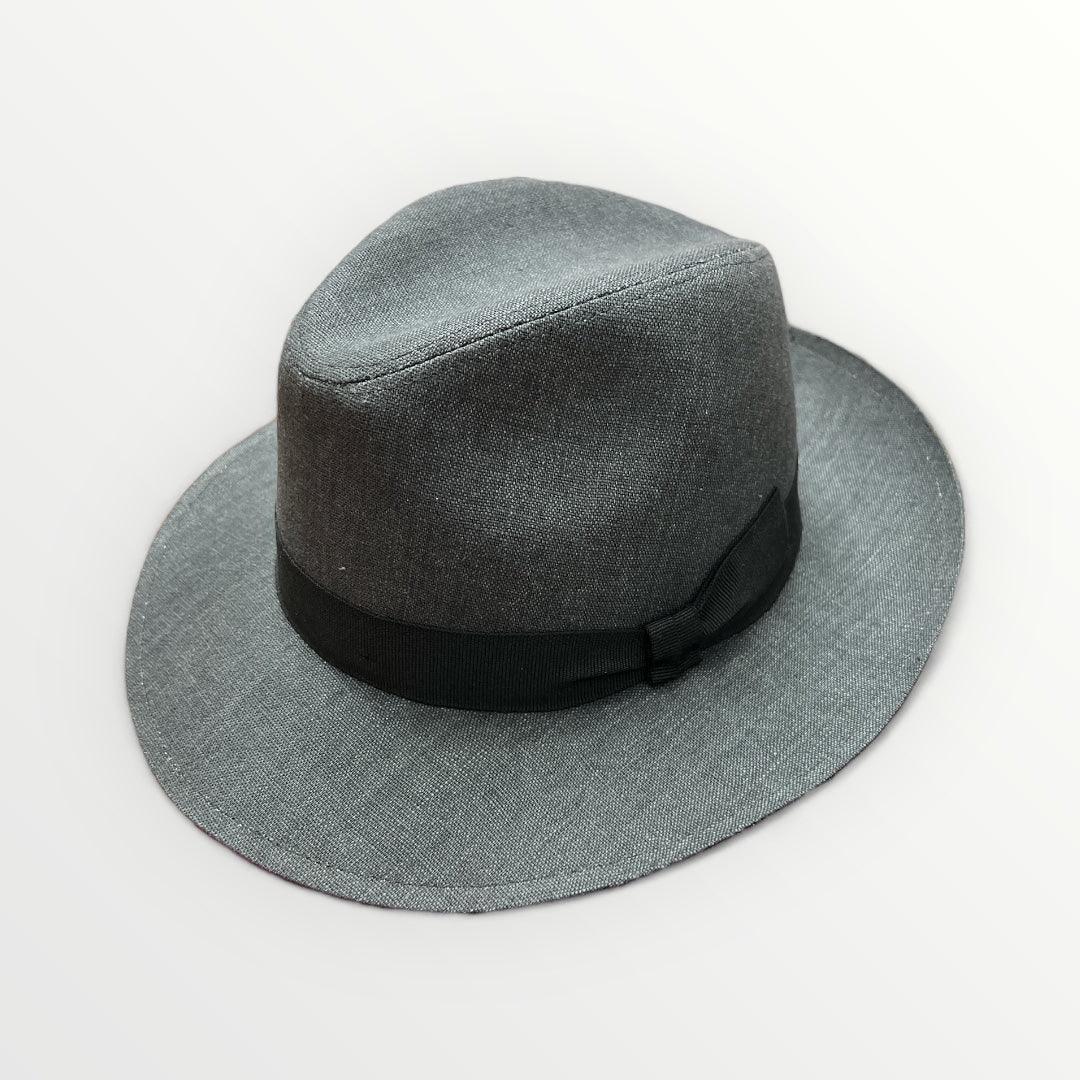 Cappello Fedora Estivo In Tessuto Lino - Cappelleria Bacca