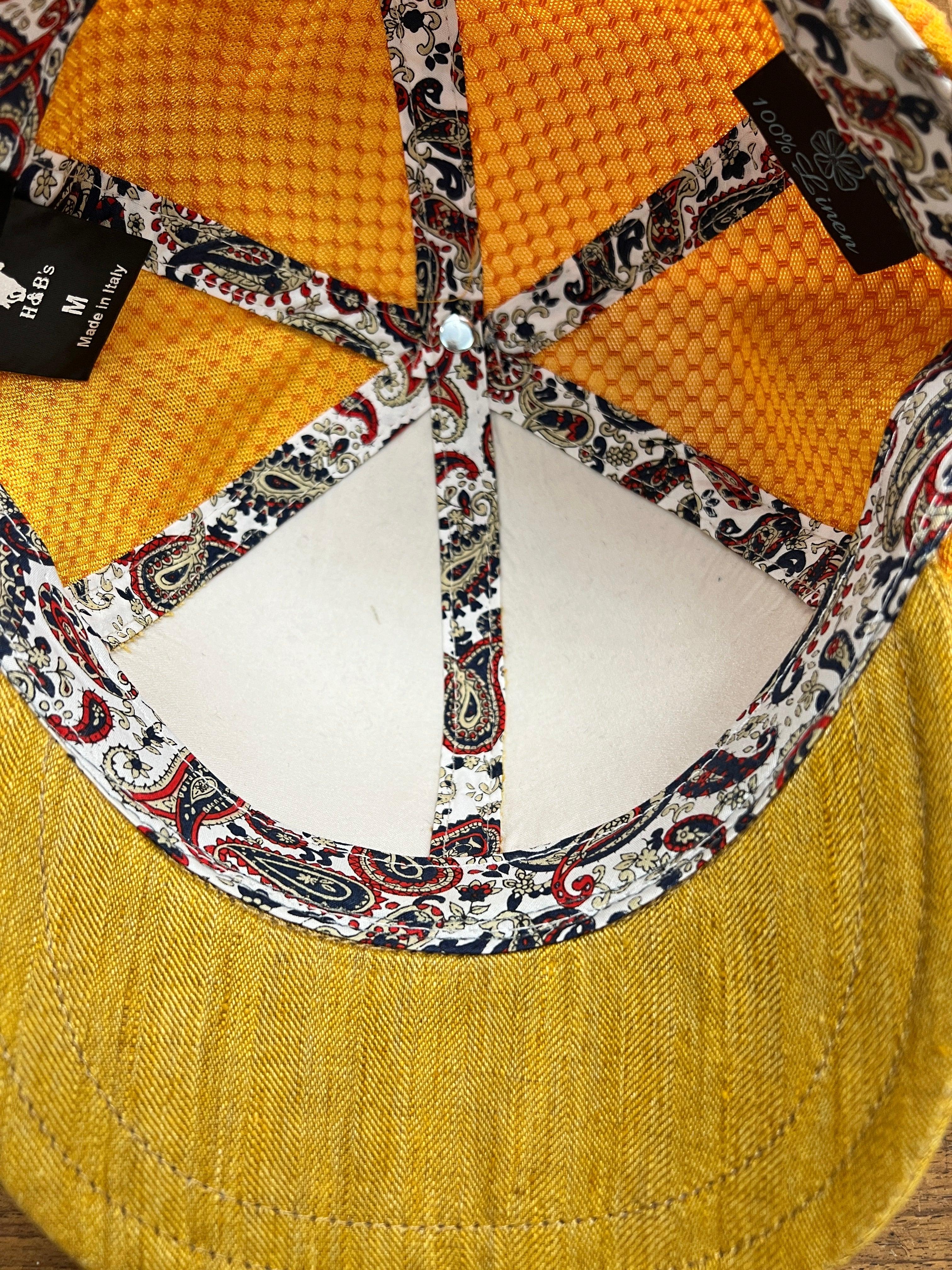 Baseball Estivo Giallo Ocra - Cappelleria Bacca