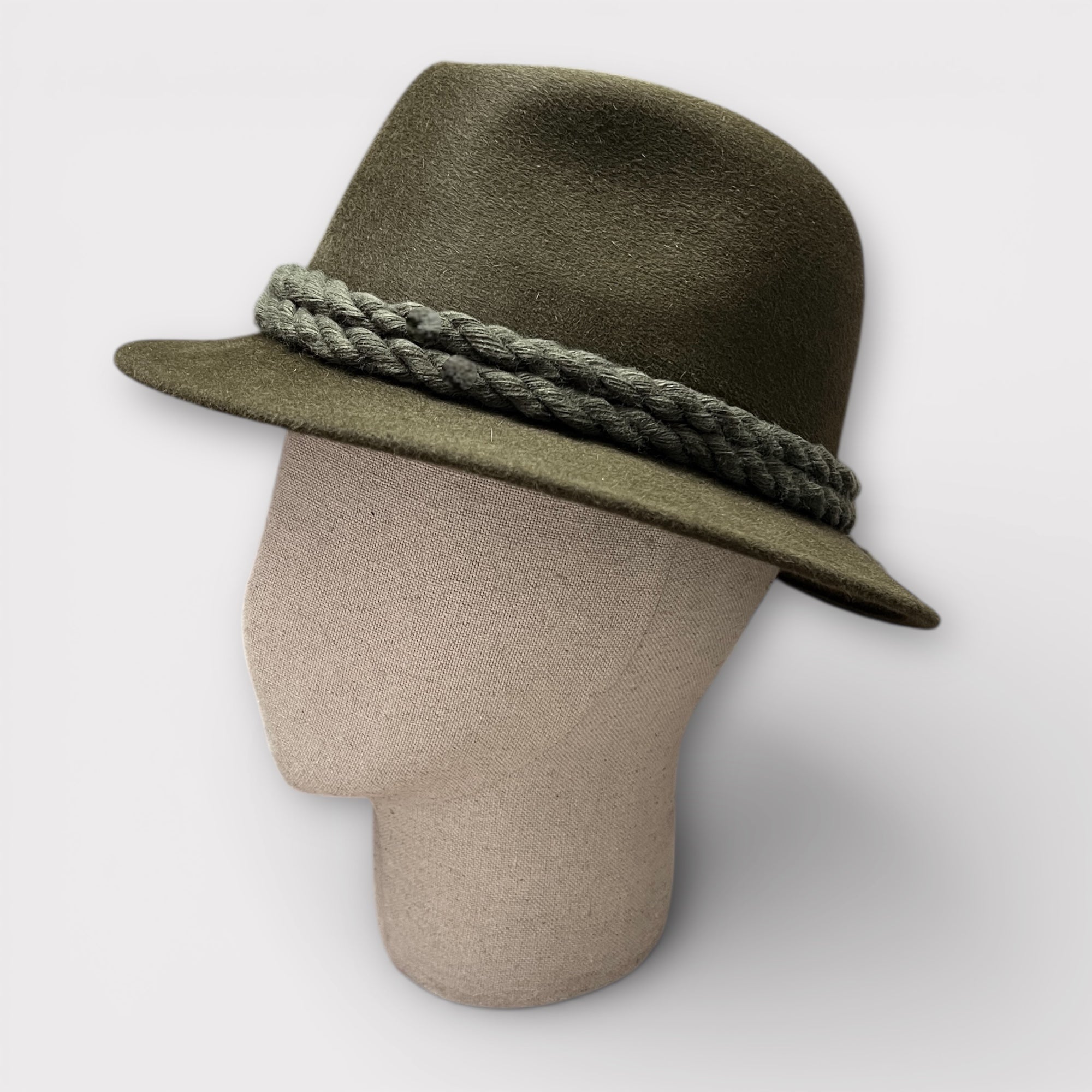 Cappello in Lepre Tipico Tirolese Verde - Cappelleria Bacca
