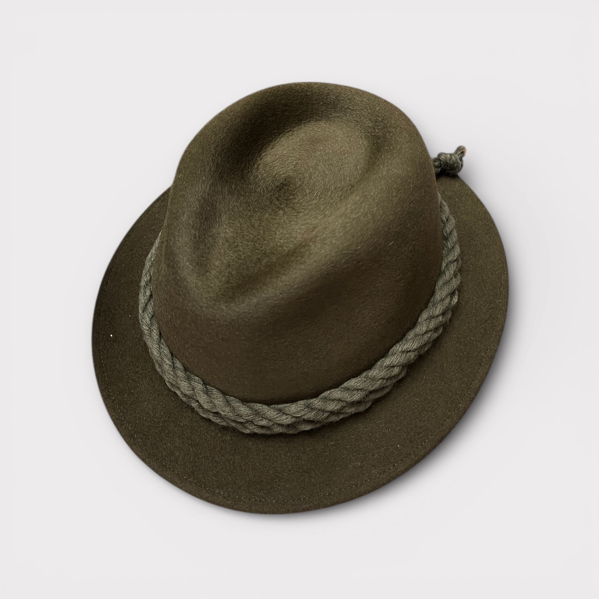 Cappello in Lepre Tipico Tirolese Verde - Cappelleria Bacca