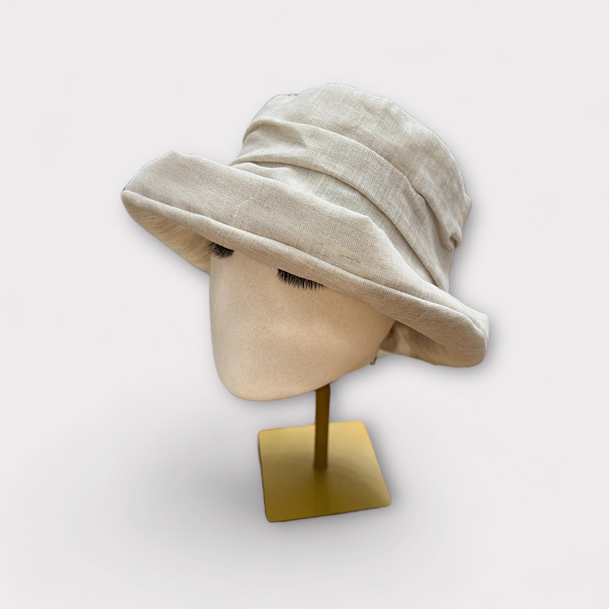 Cappello Estivo Donna Ala Media in lino - Cappelleria Bacca