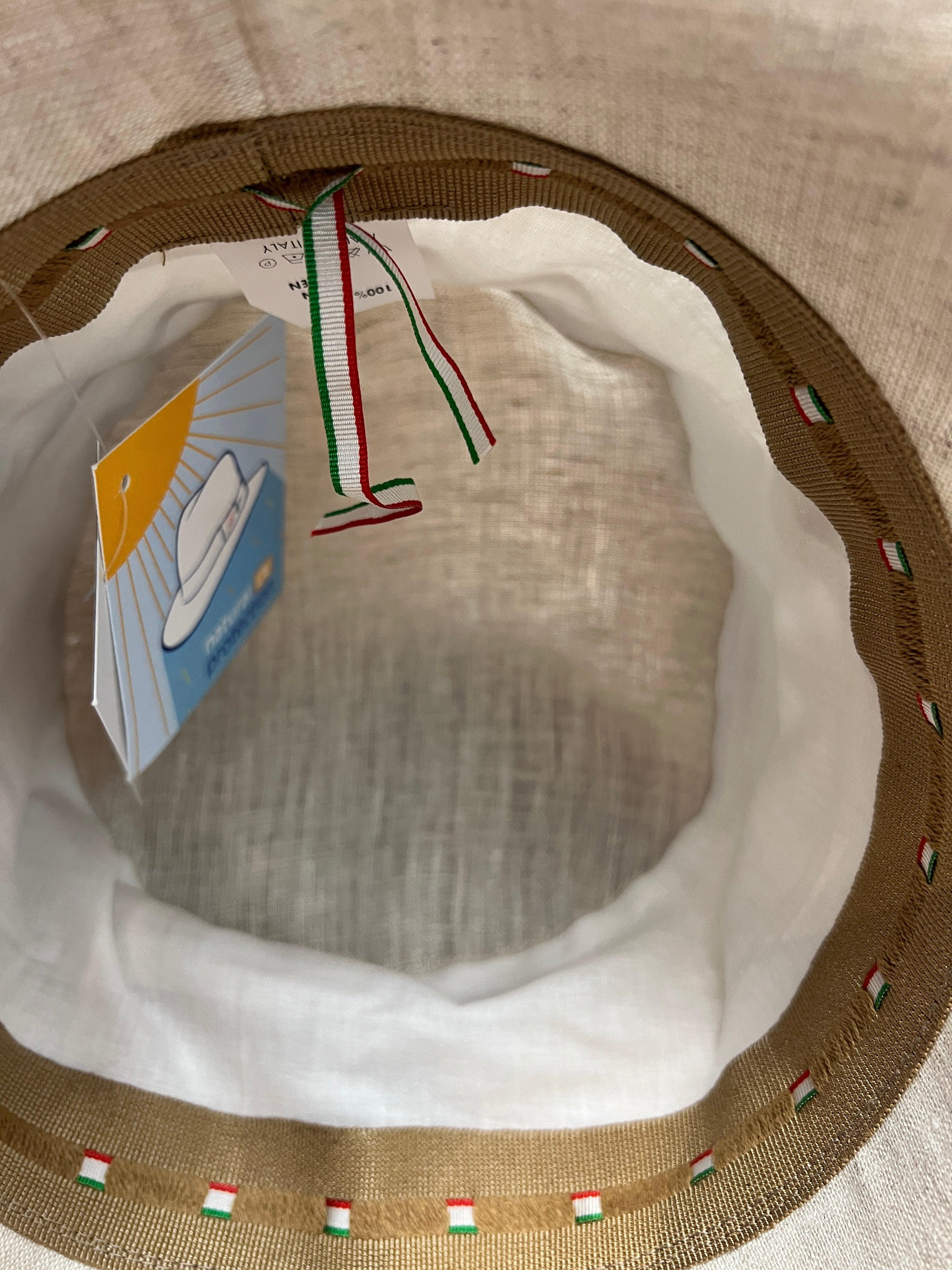 Cappello Estivo Donna Ala Media in lino - Cappelleria Bacca