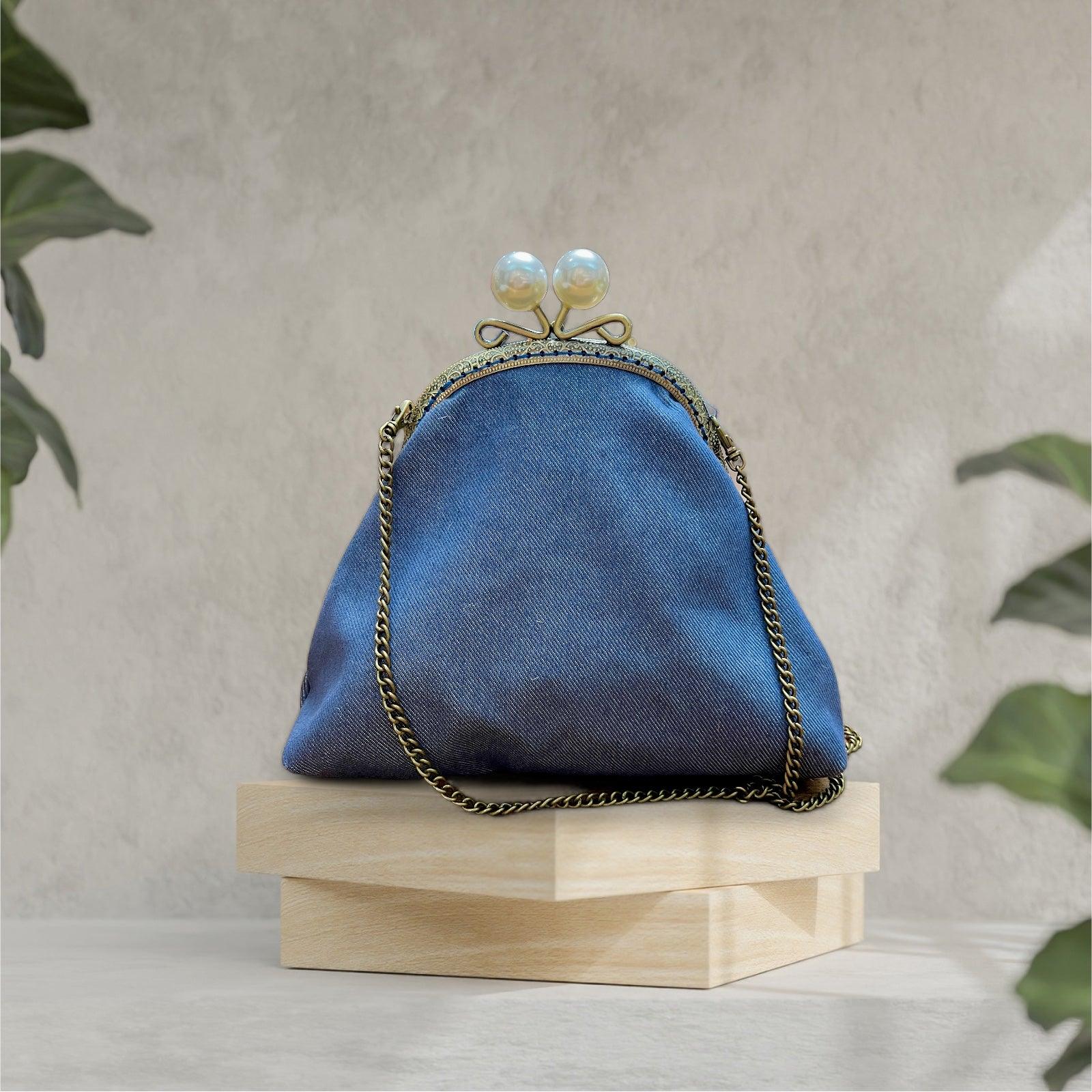 Borsa Piccola Clic Clac In Tessuto - Cappelleria Bacca