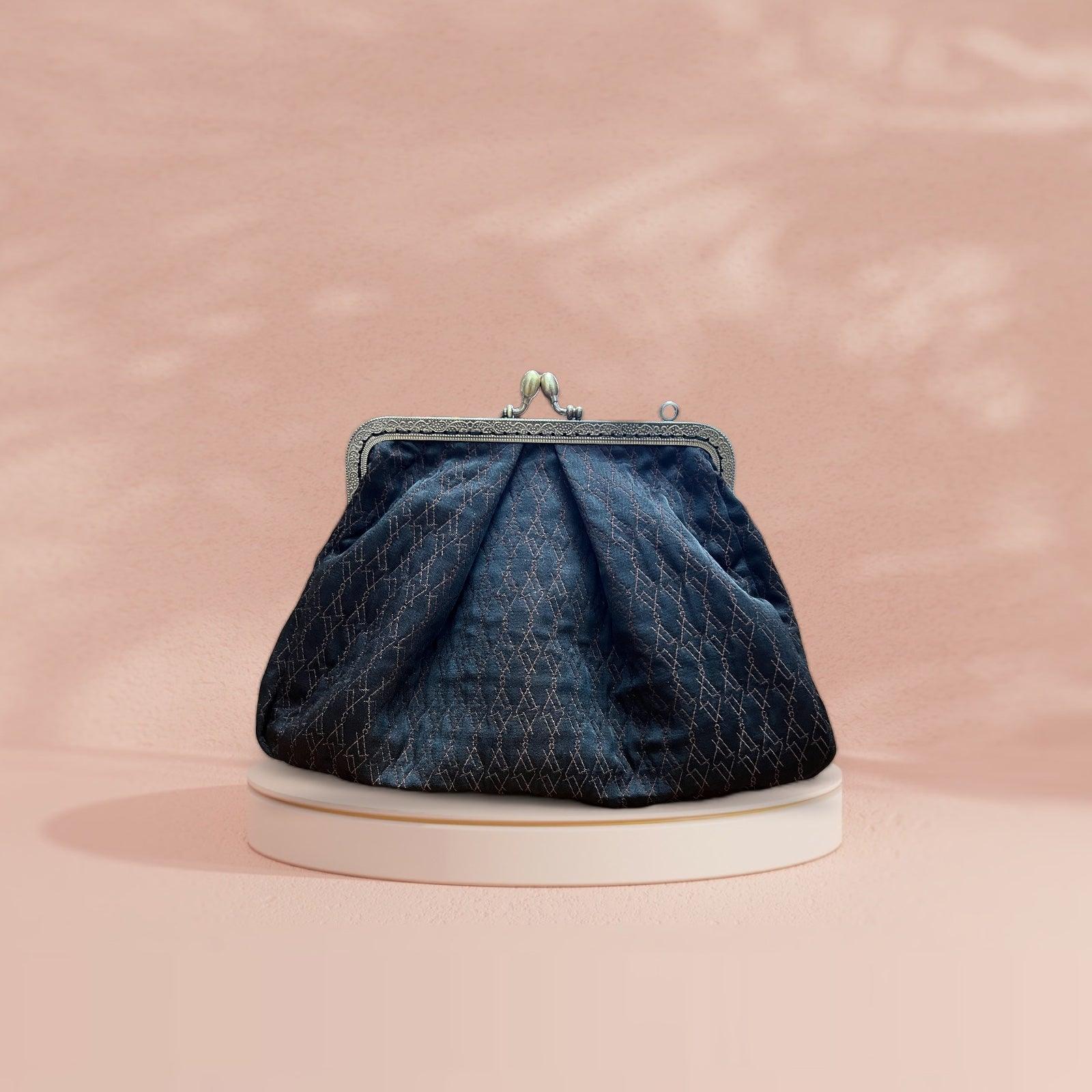 Borsa in Stile Vintage clic clac con Tracolla - Cappelleria Bacca
