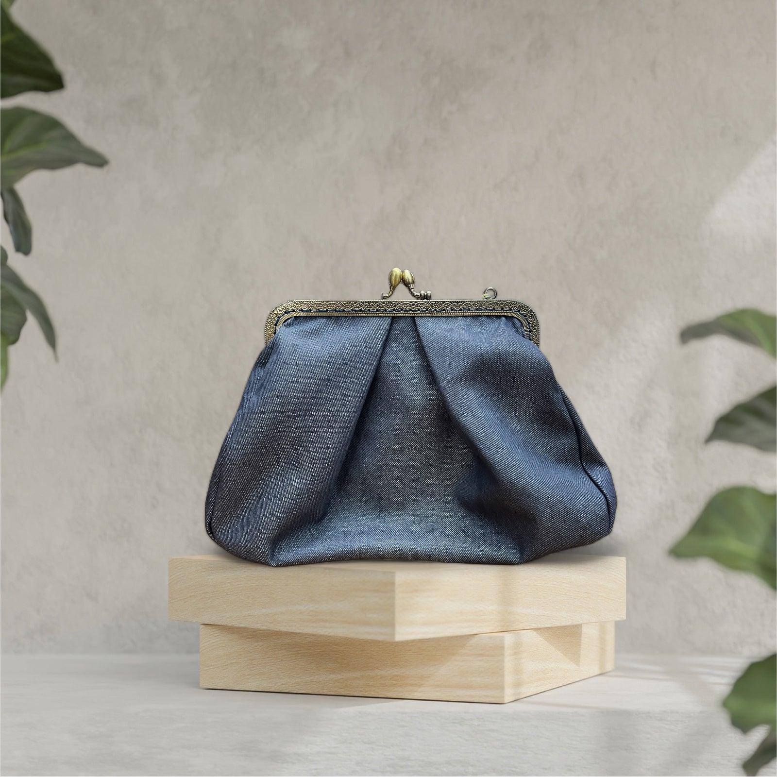 Borsa in Stile Vintage clic clac con Tracolla - Cappelleria Bacca