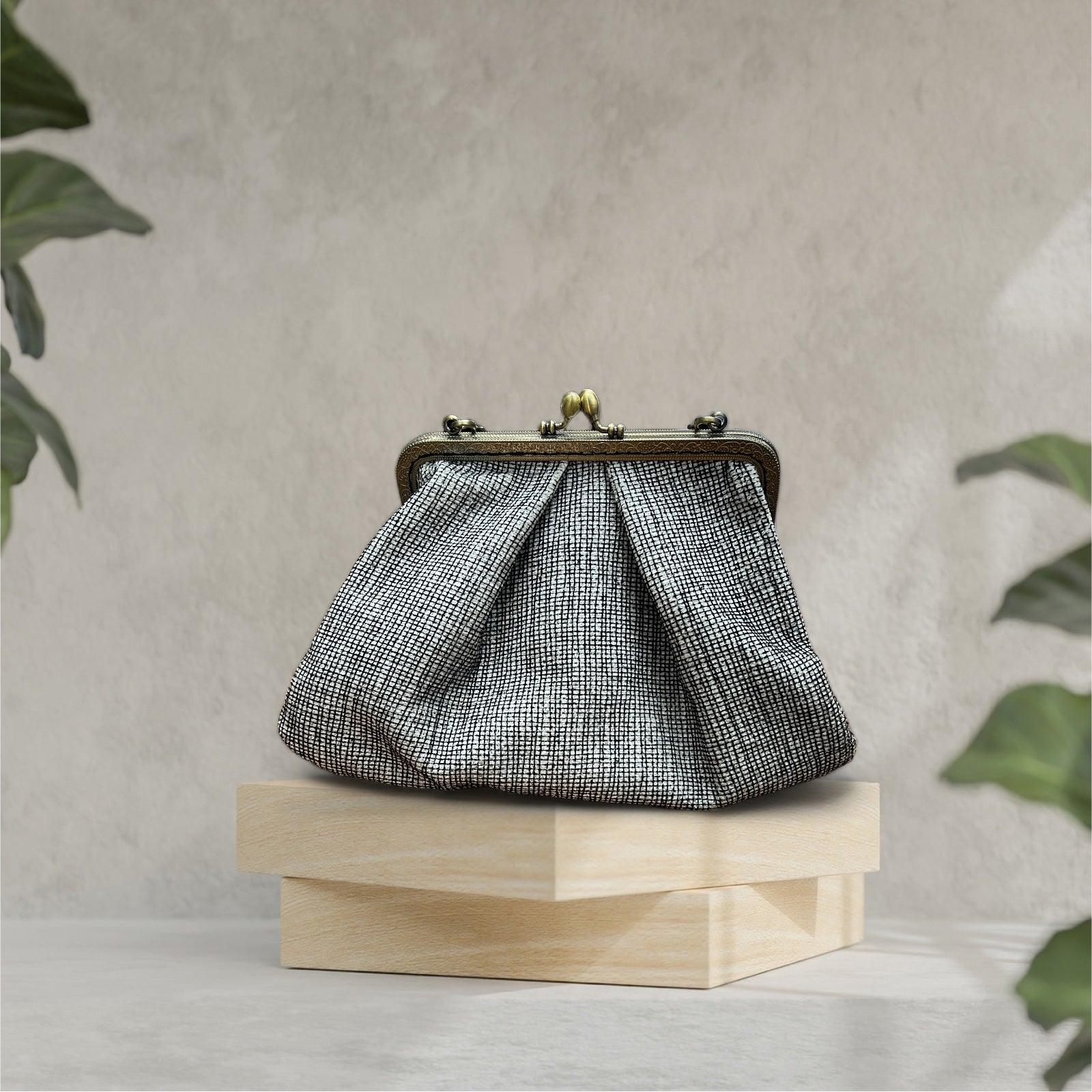 Borsa in Stile Vintage clic clac con Tracolla - Cappelleria Bacca