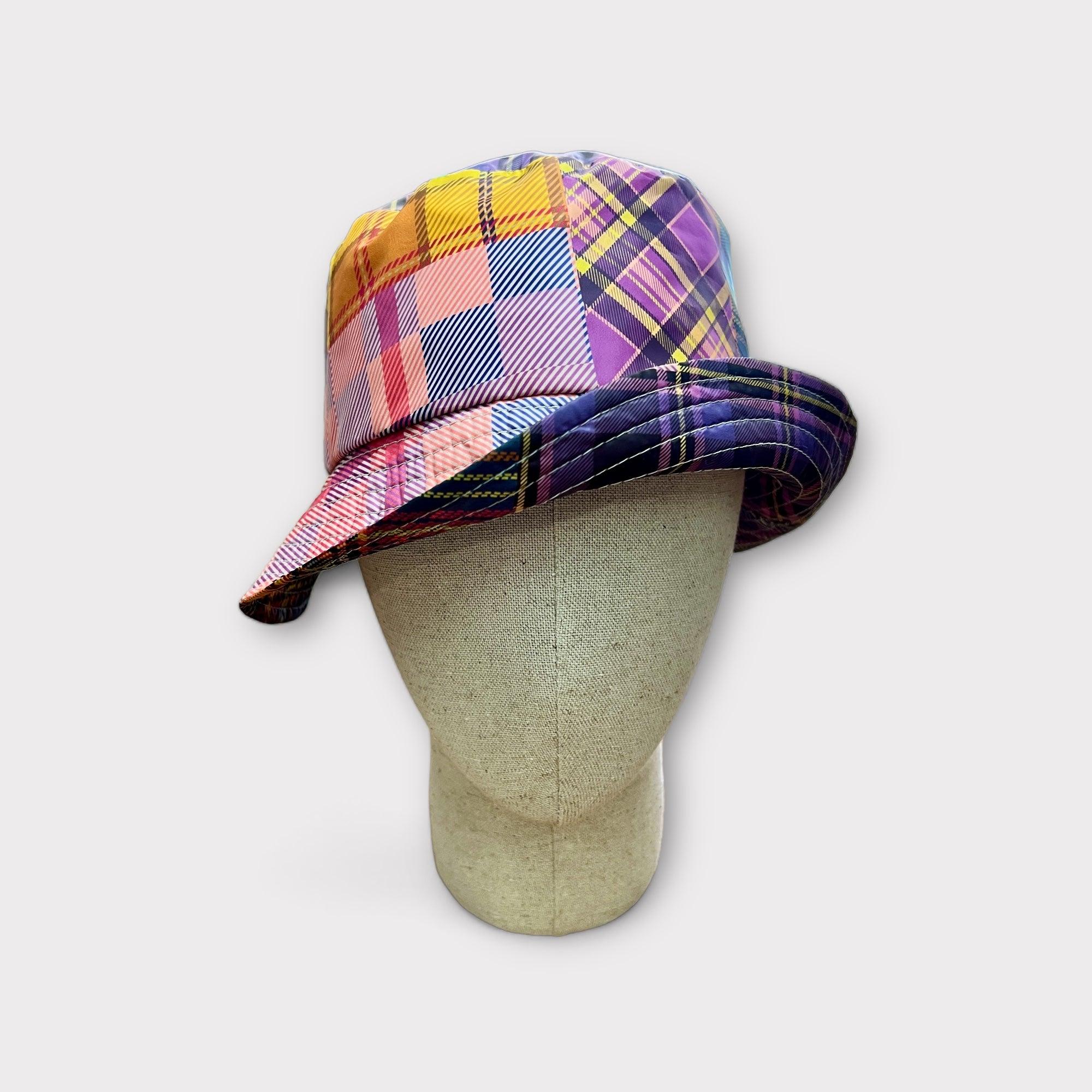 Cappello Pescatore Estivo Scozzese Rosa - Cappelleria Bacca