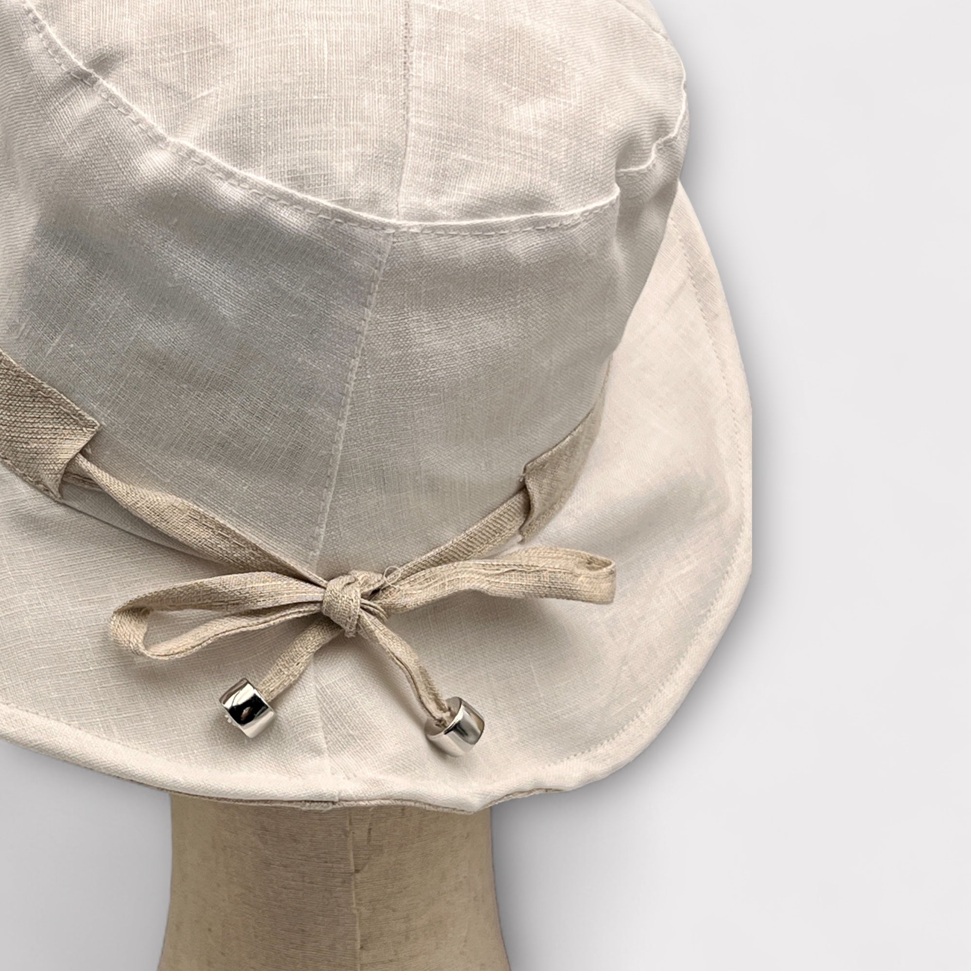 Cappello Donna In Puro Lino Pieghevole E Modellabile - Cappelleria Bacca