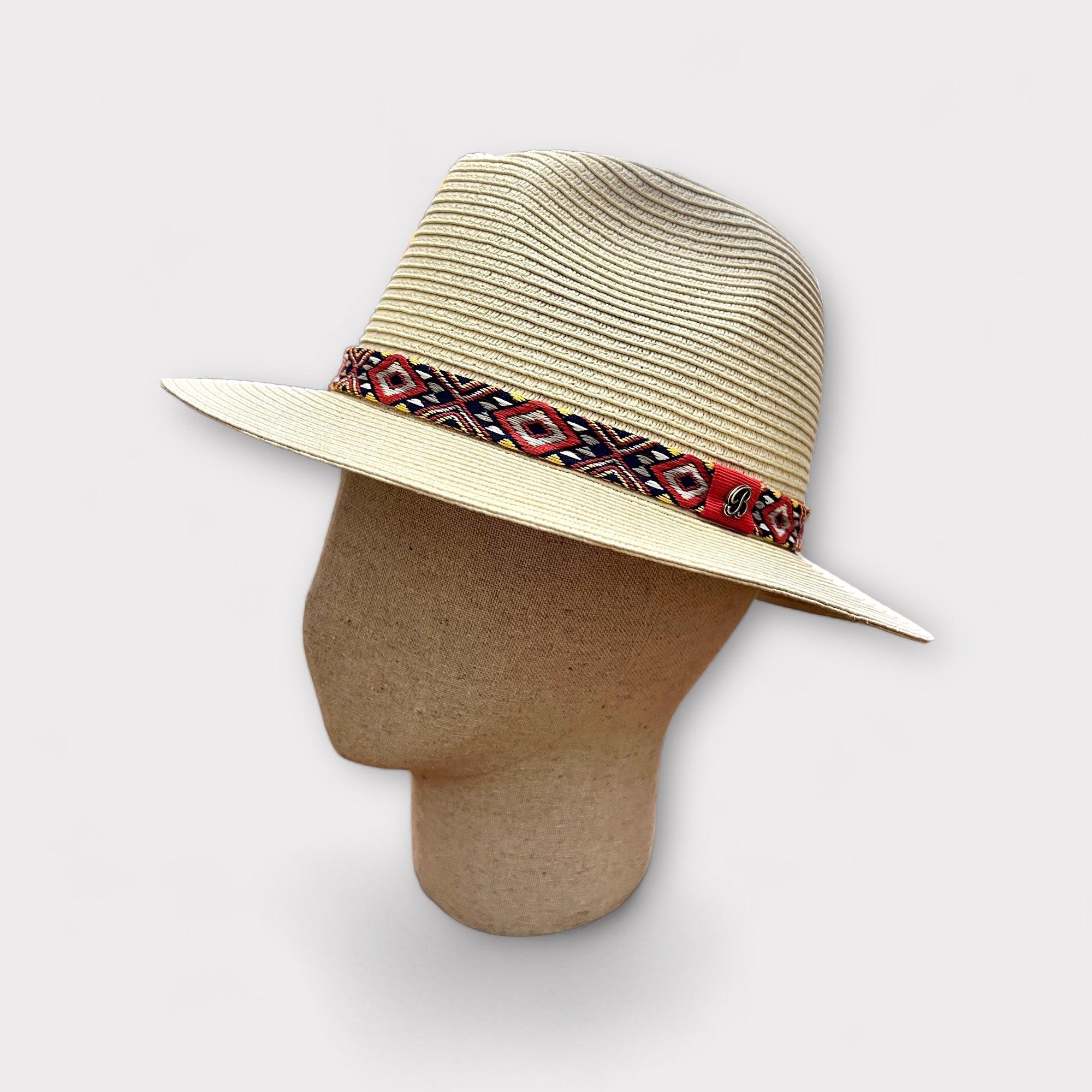 Cappello Fedora In Paglia Papier - Cappelleria Bacca