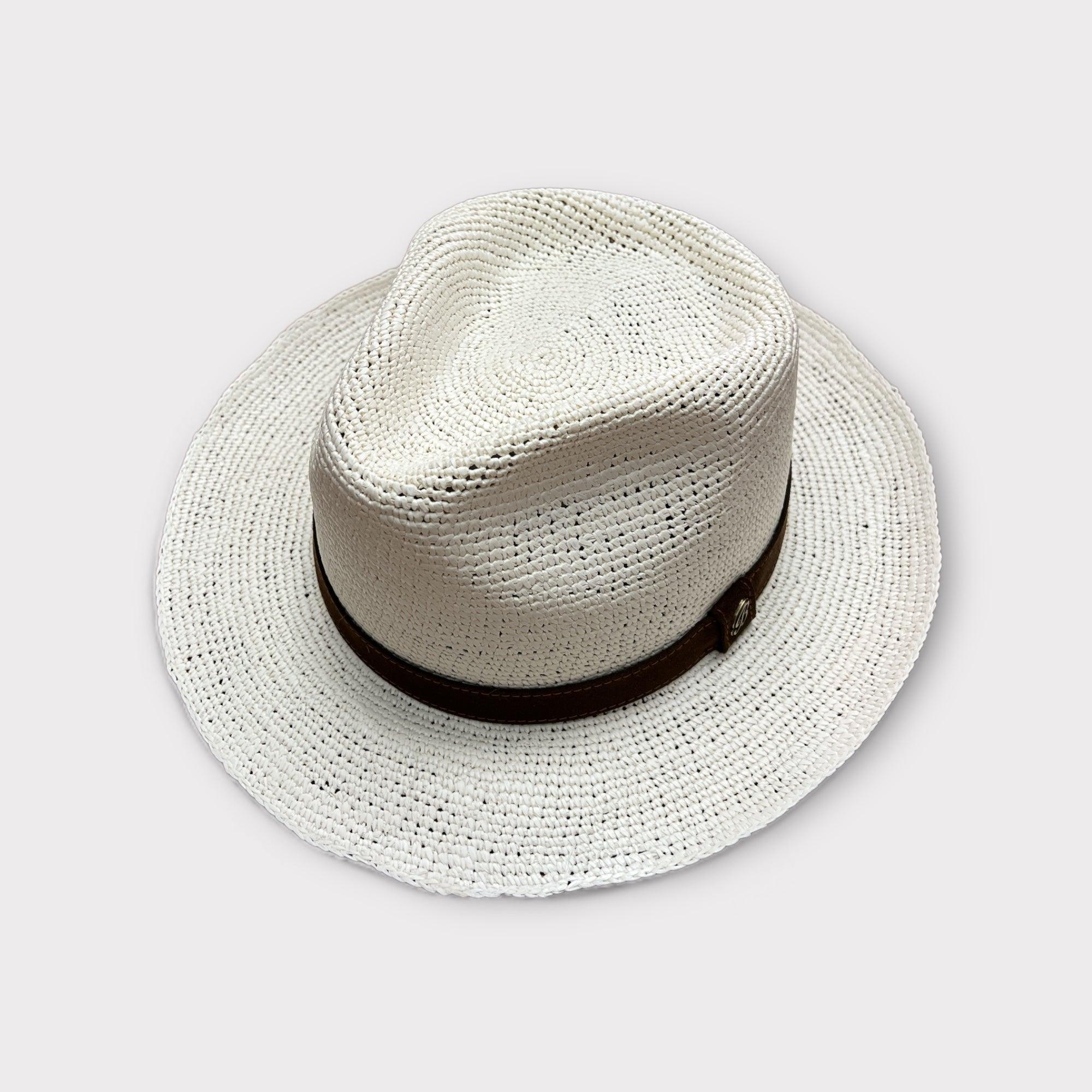 Cappello Estivo Panama Originale Ecuadoriano Crochet - Cappelleria Bacca