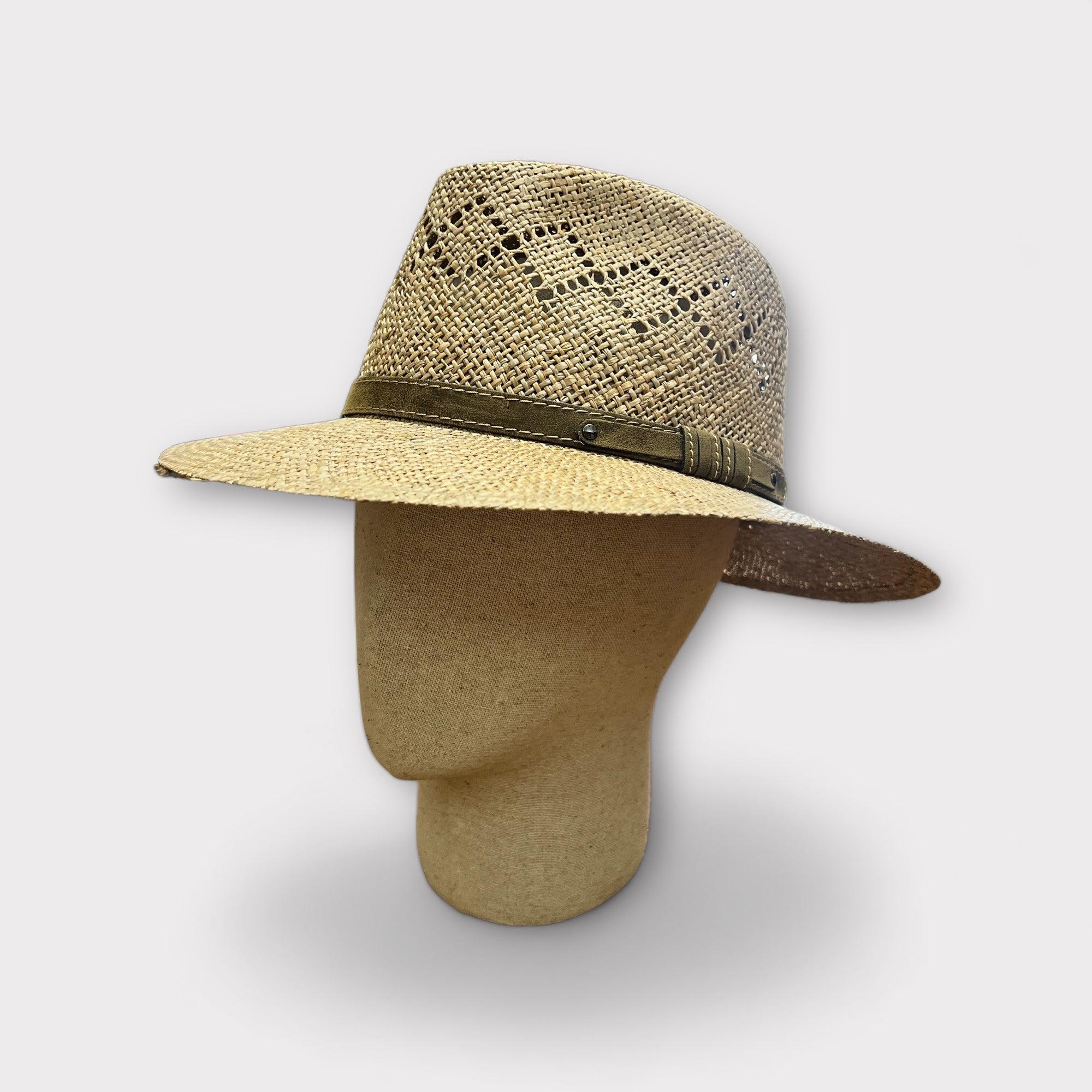 Cappello Fedora Uomo Estivo In Paglia Naturale - Cappelleria Bacca