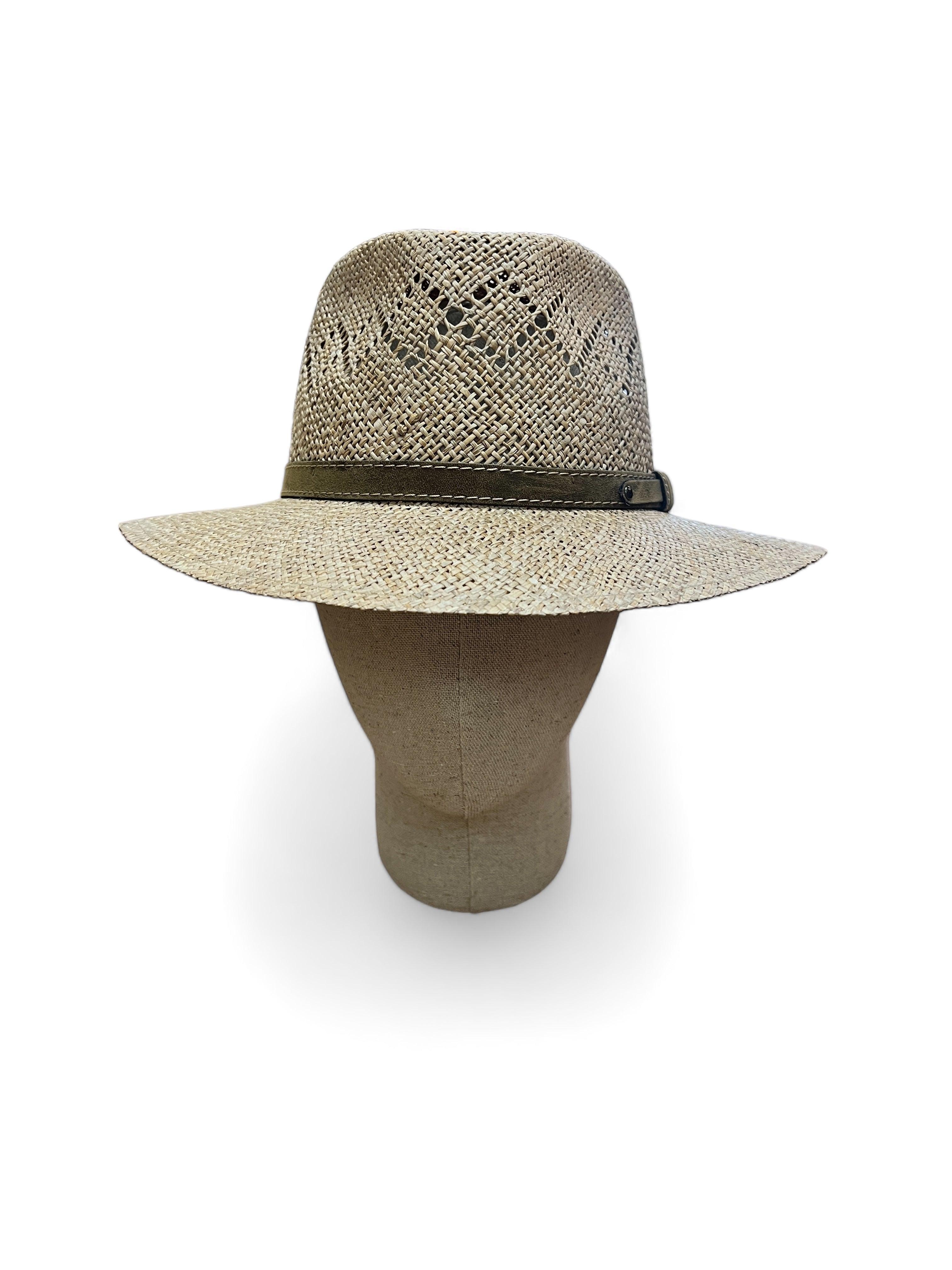Cappello Fedora Uomo Estivo In Paglia Naturale - Cappelleria Bacca