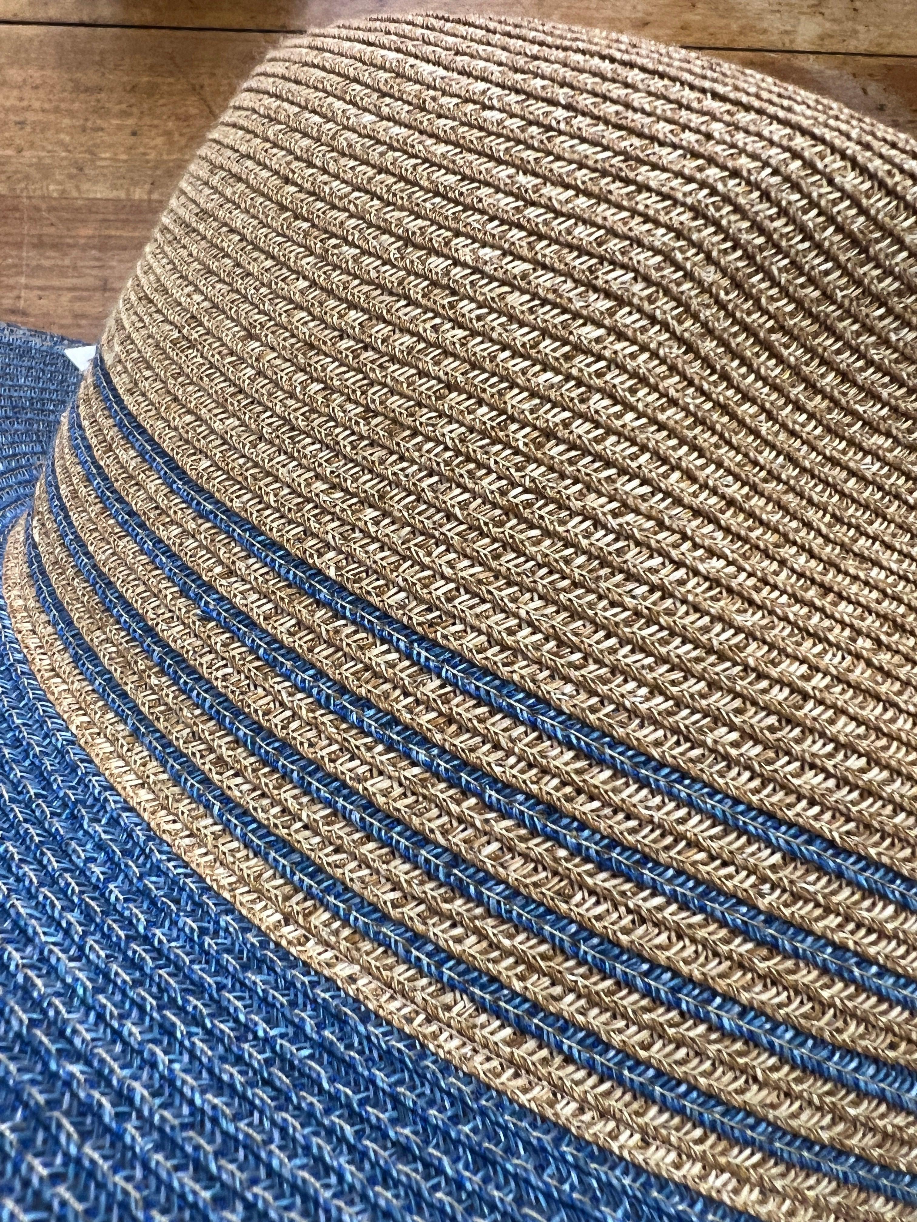 Cappello Estivo In Paglia Bicolor