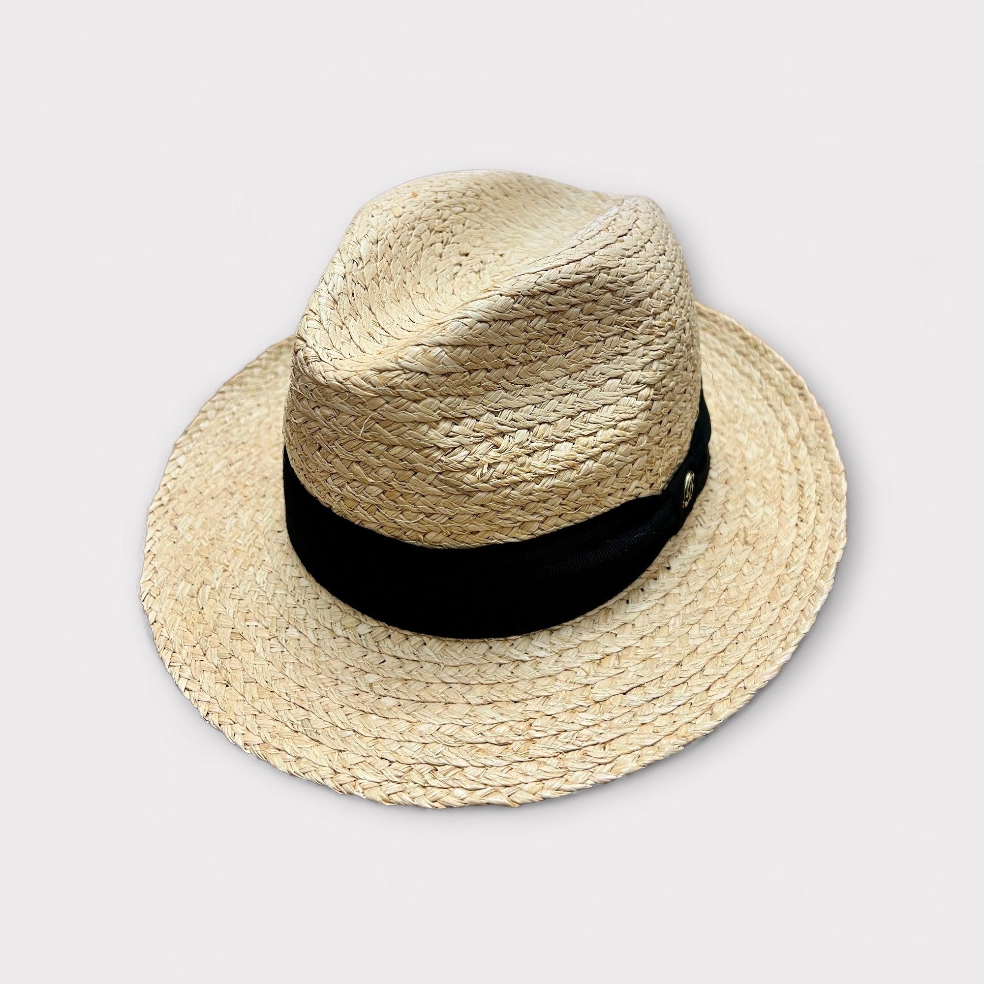 Cappello In Paglia Naturale Unisex - Cappelleria Bacca