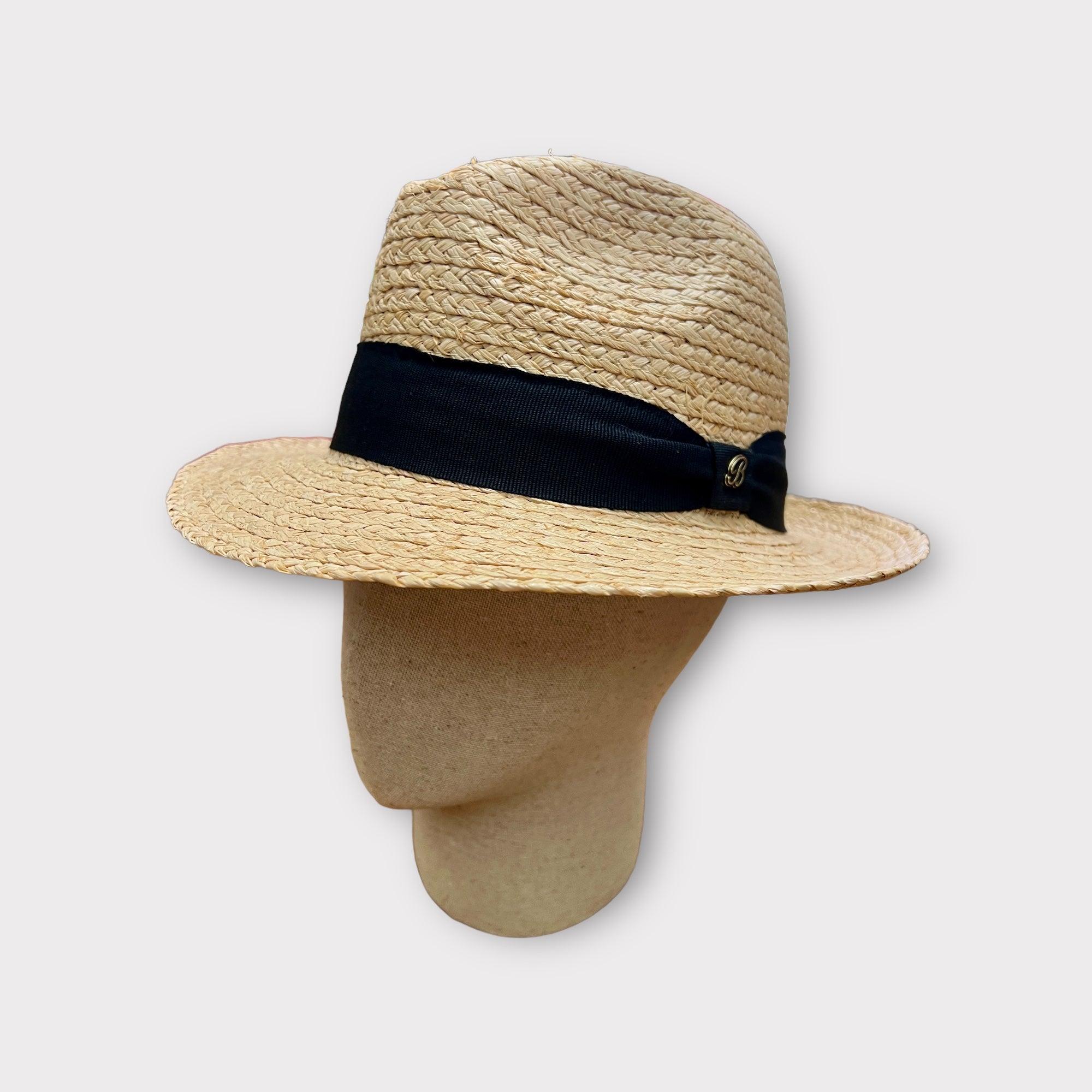 Cappello In Paglia Naturale Unisex - Cappelleria Bacca