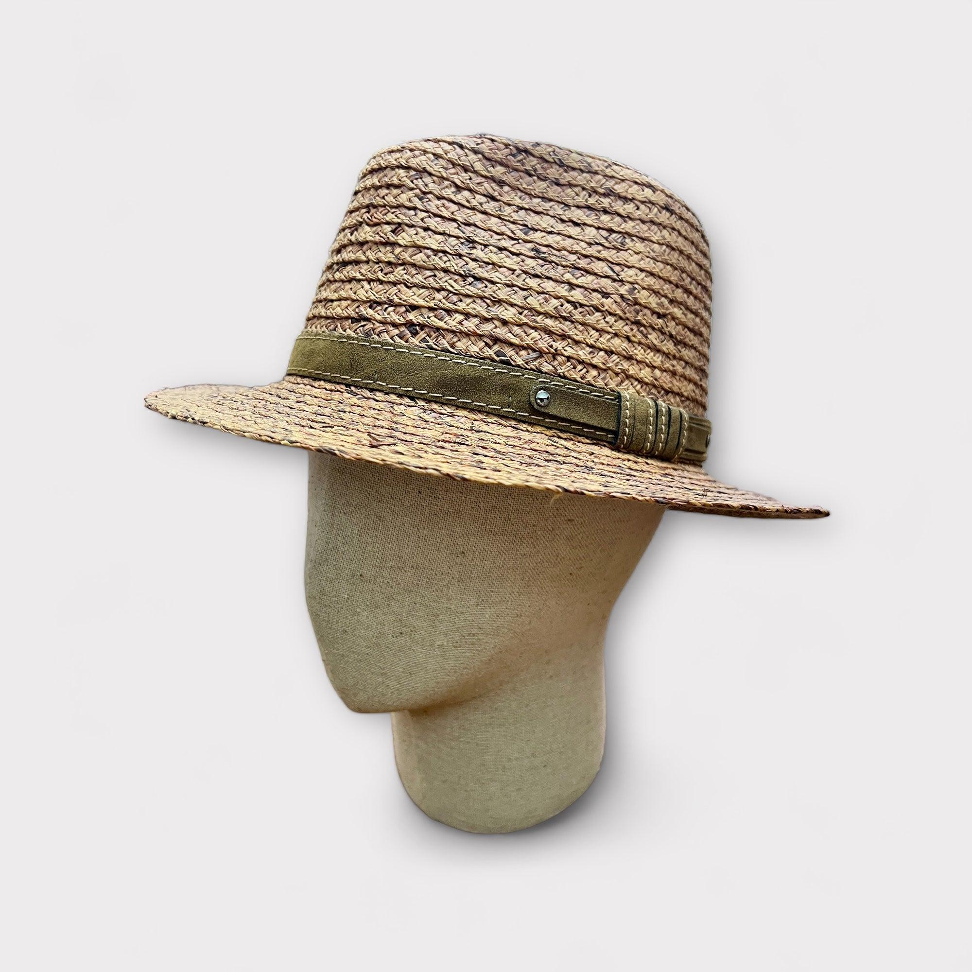 Cappello Estivo con fascia in pelle - Cappelleria Bacca