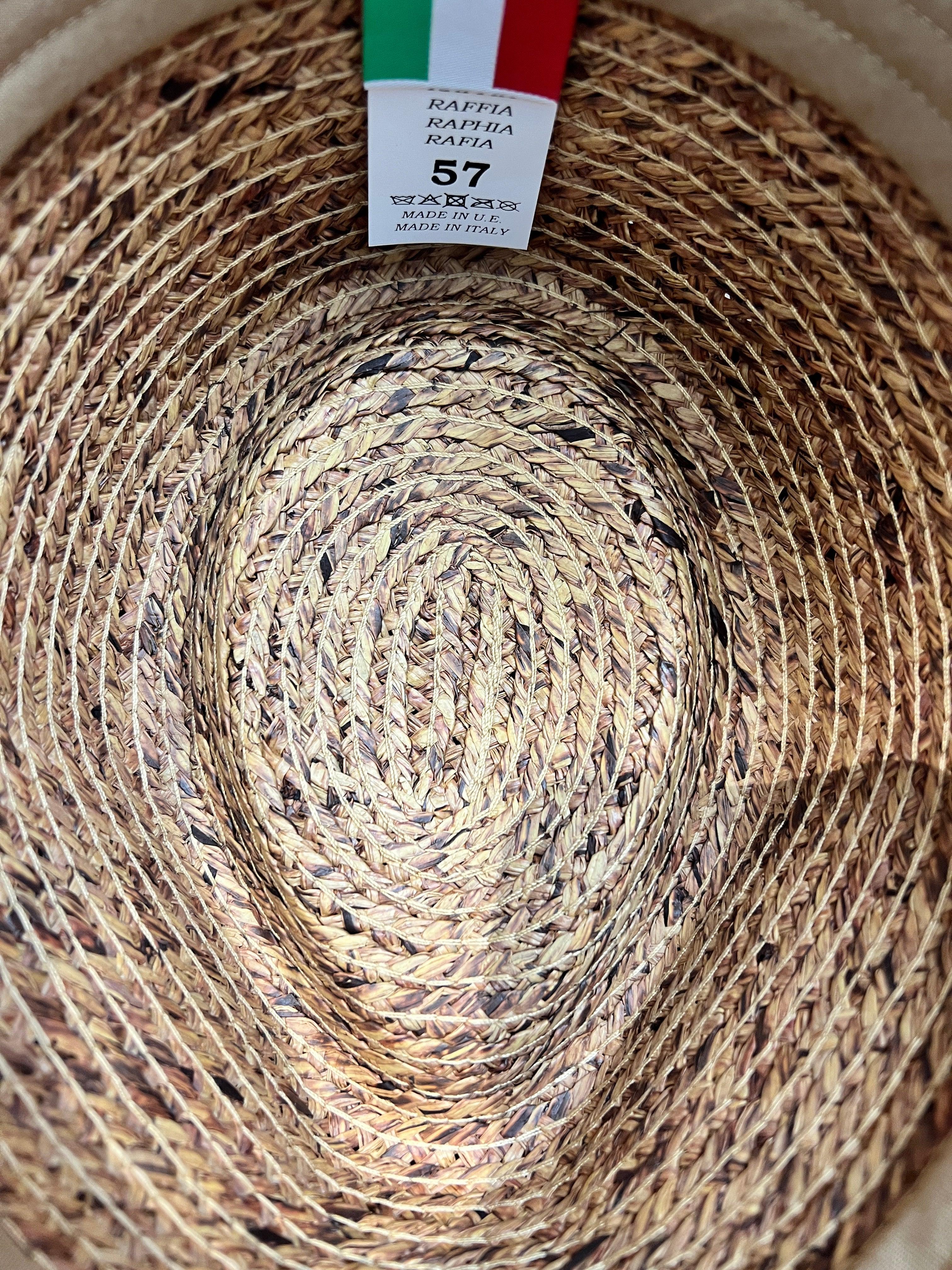 Cappello Estivo con fascia in pelle - Cappelleria Bacca
